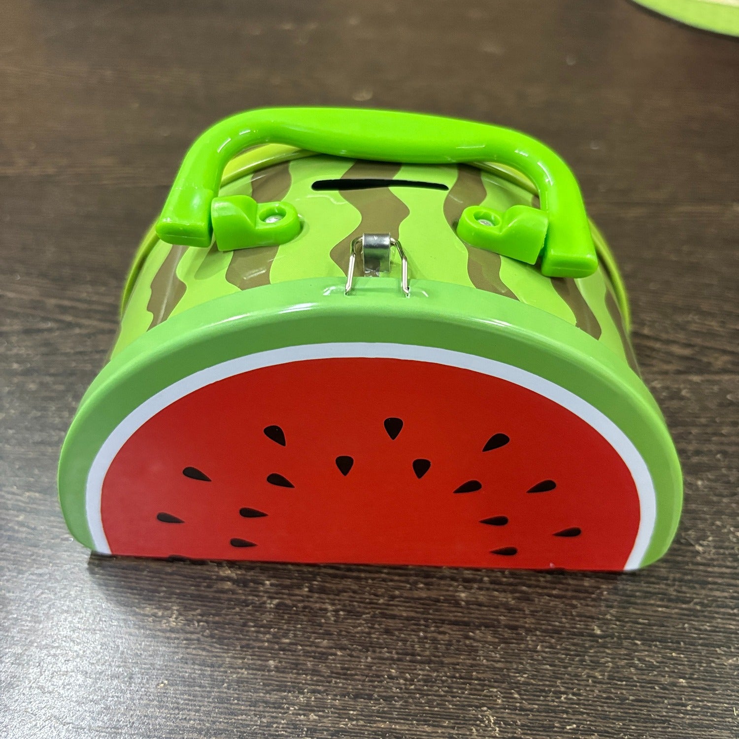Water Melon Design Piggy Bank with Lock for Kids | Durable Money Bank Gulak for Children | Cute Piggy Bank for Saving & Perfect Return Gift - 6 Inch - Apkamart