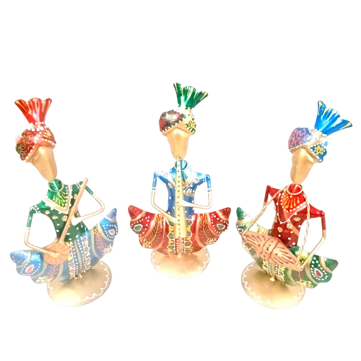Rajasthani Musician Showpiece Figurine (Set of 3) – 9 Inch