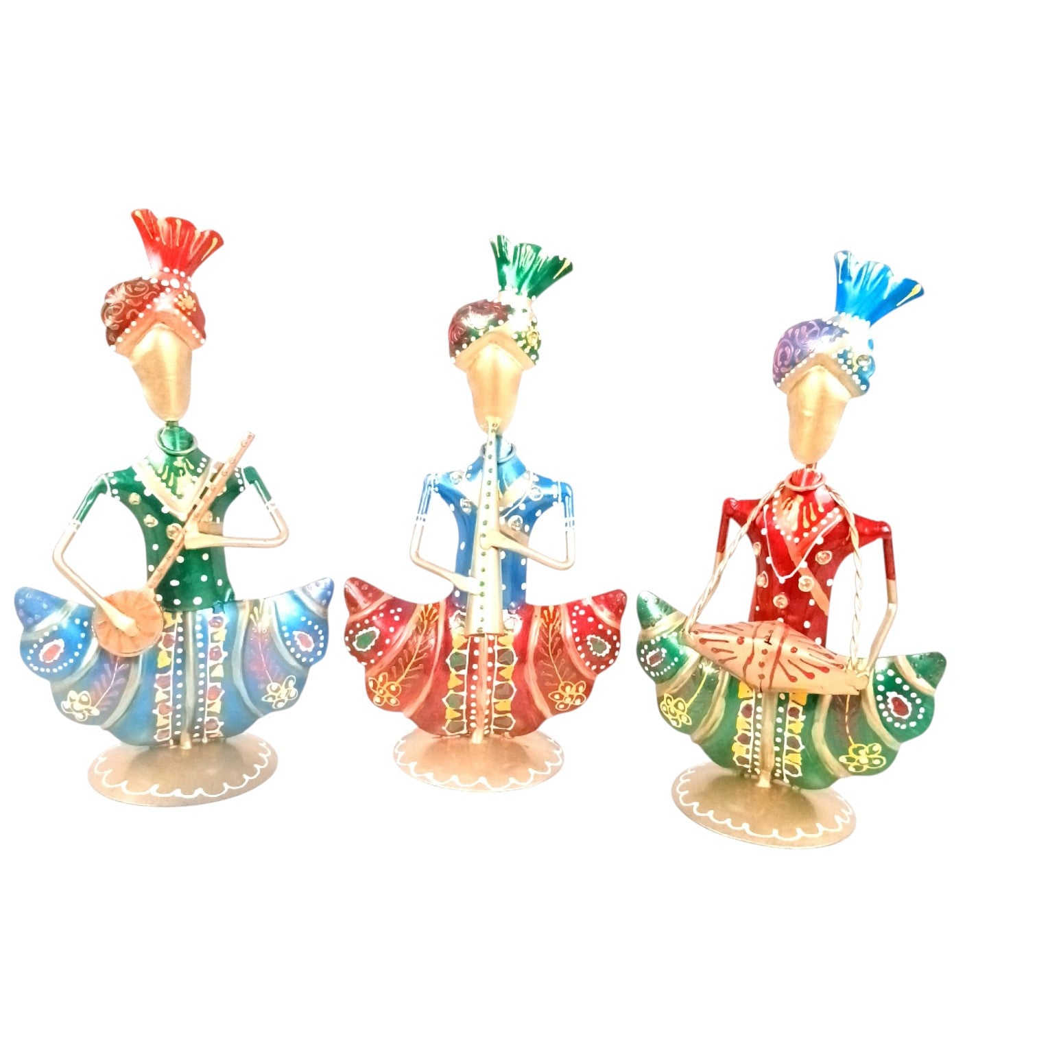 Rajasthani Musician Showpiece Figurine (Set of 3) – 9 Inch
