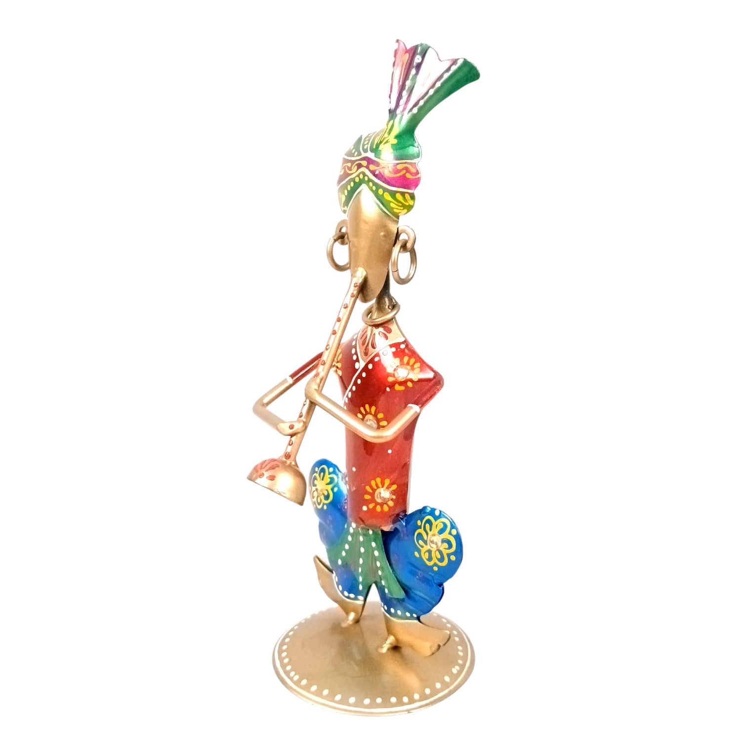 Musician Showpiece Set | Musical Figurines for Home Décor | Decorative Art Showpiece for Living Room, Table & Gifting - 8 Inch (Set Of 3) - Apkamart