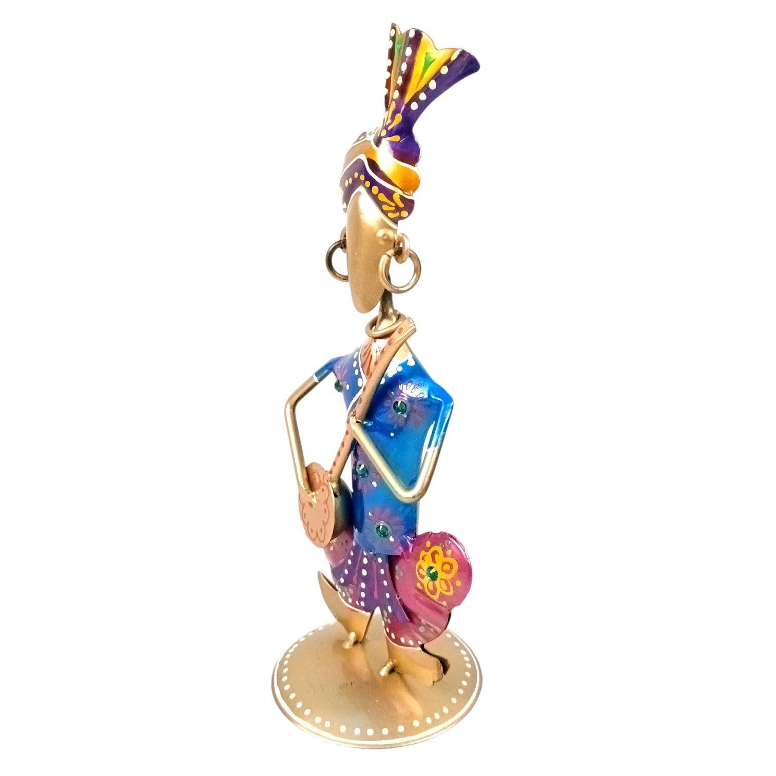 Musician Showpiece Set | Musical Figurines for Home Décor | Decorative Art Showpiece for Living Room, Table & Gifting - 8 Inch (Set Of 3) - Apkamart