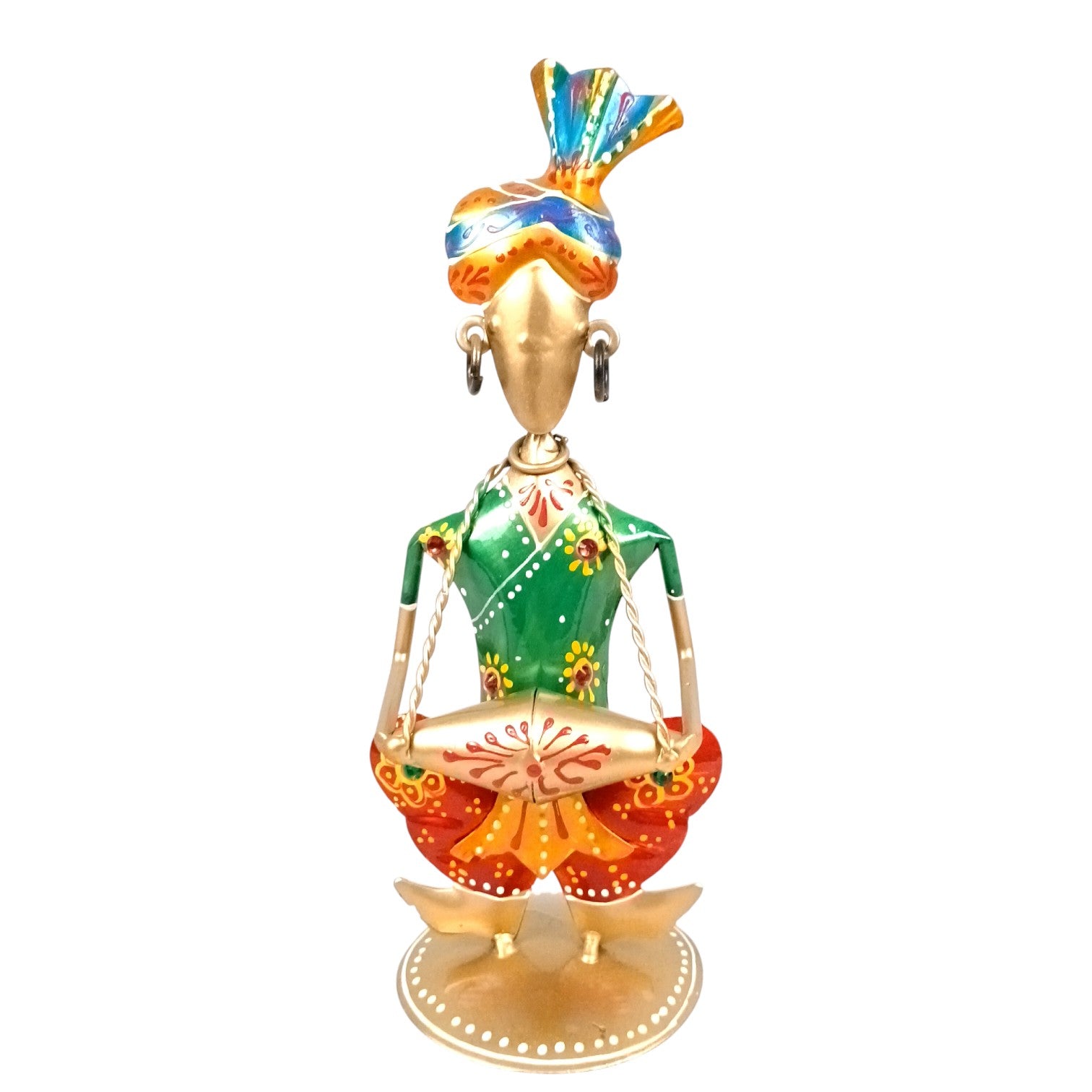 Musician Showpiece Set | Musical Figurines for Home Décor | Decorative Art Showpiece for Living Room, Table & Gifting - 8 Inch (Set Of 3) - Apkamart