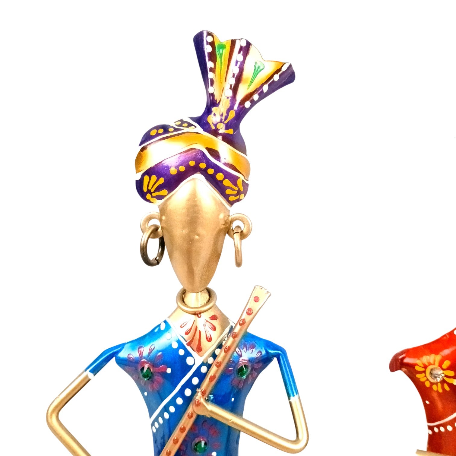 Musician Showpiece Set | Musical Figurines for Home Décor | Decorative Art Showpiece for Living Room, Table & Gifting - 8 Inch (Set Of 3) - Apkamart