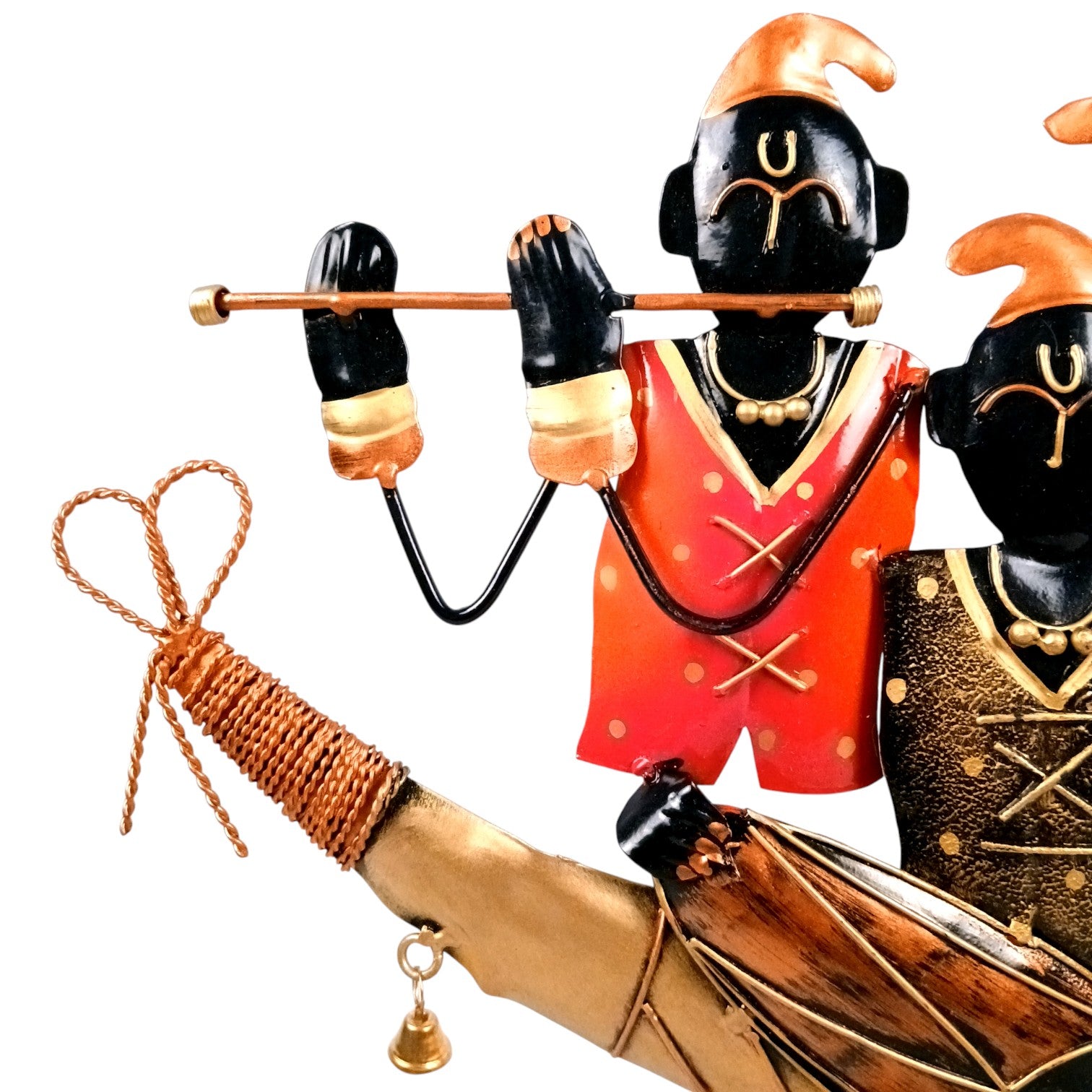 Musician Showpiece | Decorative Figurines for Living Room, Bedroom & Office | Traditional Musician Statues for Home Decor & Gifting - 16 Inch - Apkamart