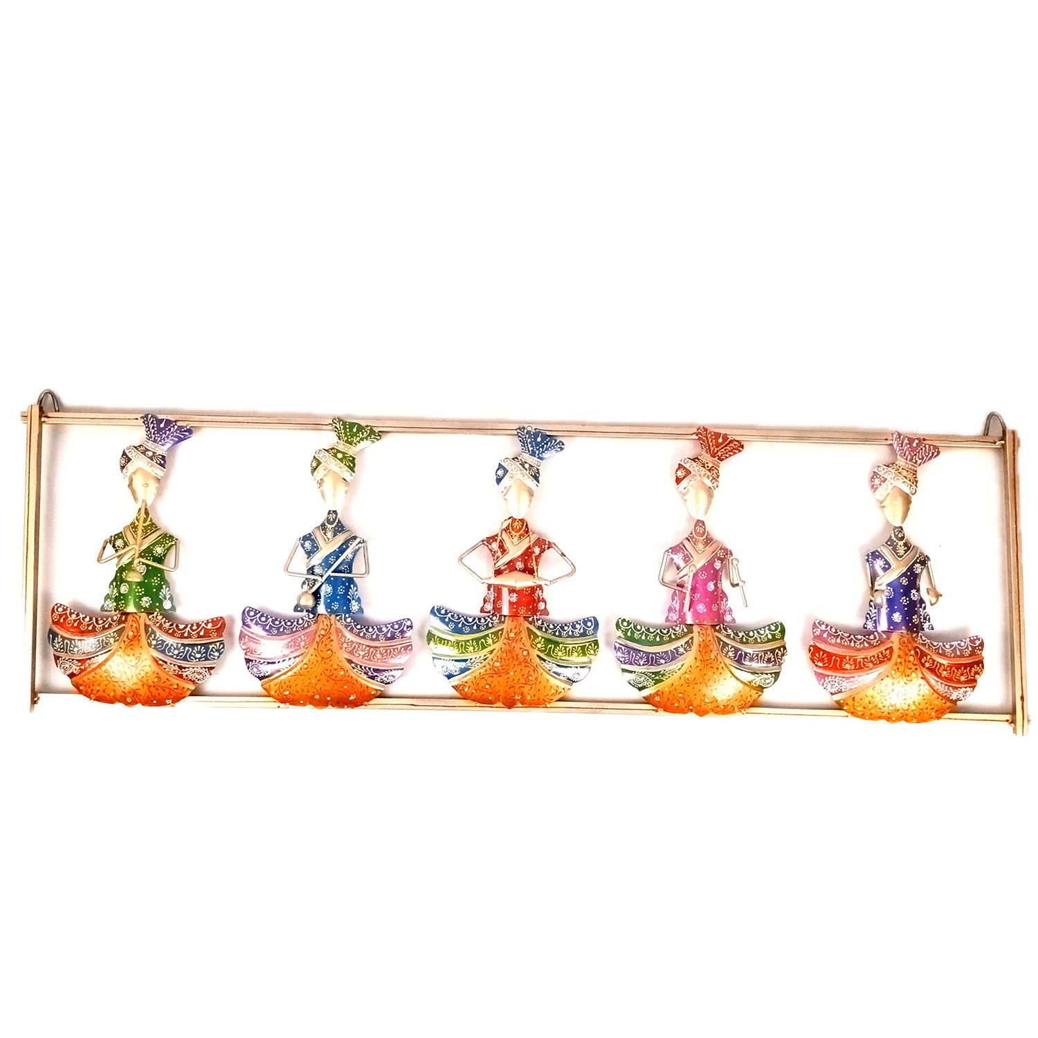 Musician Wall Hanging | Wall Mount Showpiece - For Home, Big Walls, Living Room, Large Spaces, Hotel, Restaurant Decor & Gifts - 42 inch - Apkamart