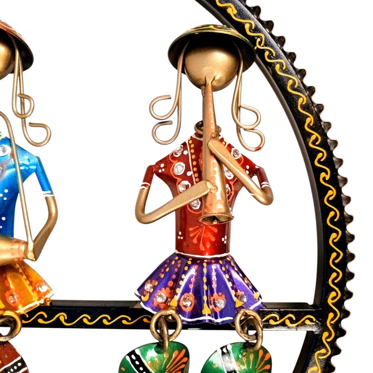 Musician Wall Hanging | Decorative Wall Art Showpiece | Wall Decor for Living Room, Entrance, Home & Office Decoration | Traditional Wall Hanging Gift - 15 Inch - Apkamart