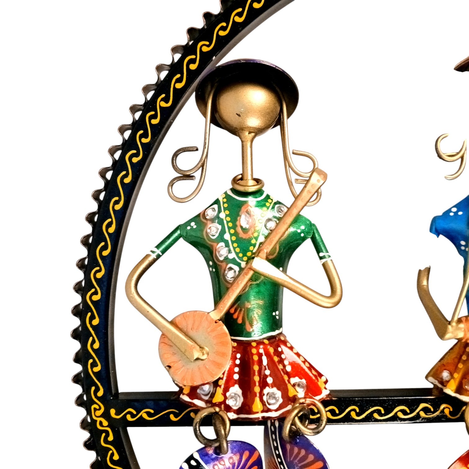 Musician Wall Hanging | Decorative Wall Art Showpiece | Wall Decor for Living Room, Entrance, Home & Office Decoration | Traditional Wall Hanging Gift - 15 Inch - Apkamart
