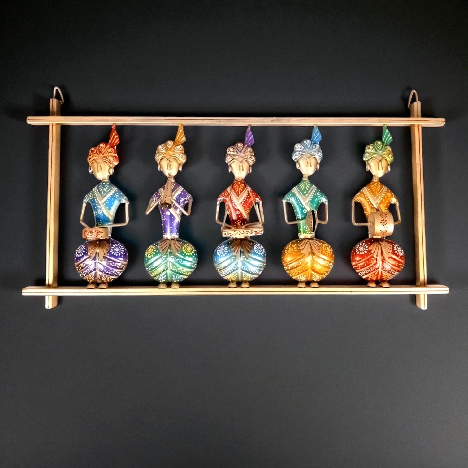 Musician Wall Hanging for Home Decor | Decorative Wall Art Showpiece for Living Room, Bedroom & Office | Traditional & Modern Home Decoration - 28 Inch - Apkamart