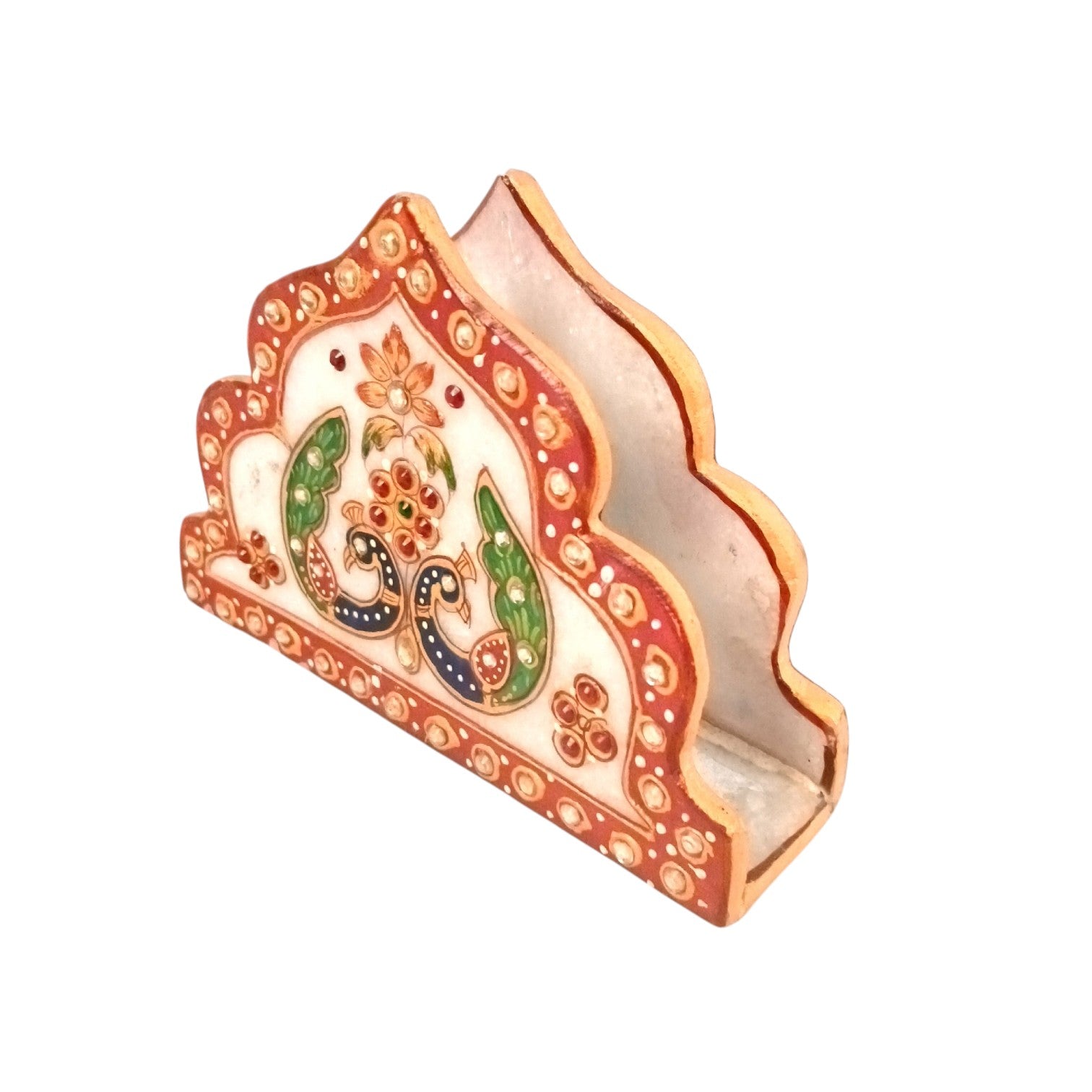 Marble Napkin Holder for Dining Decor – 4 Inch