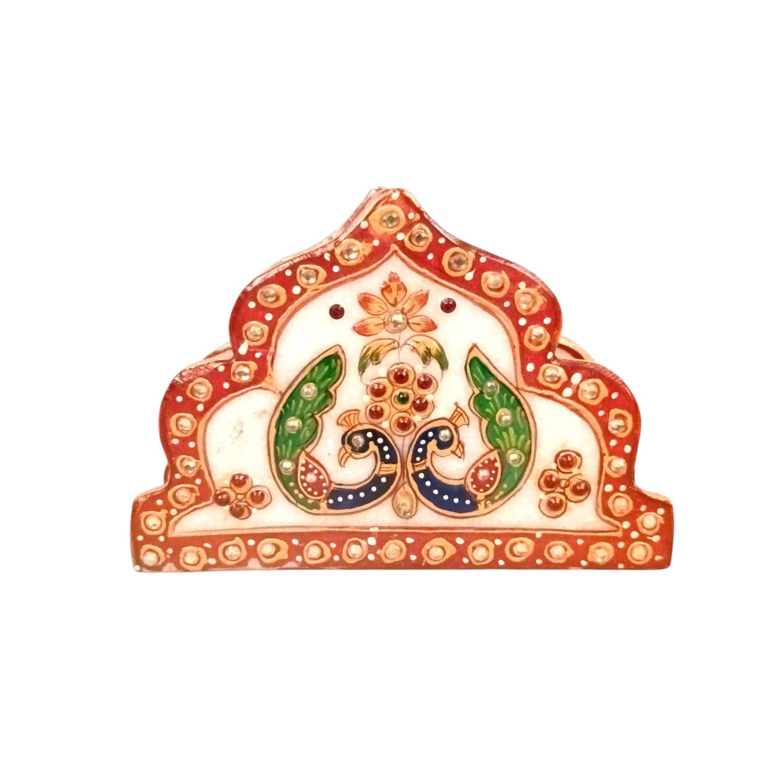 Marble Napkin Holder for Dining Decor – 4 Inch