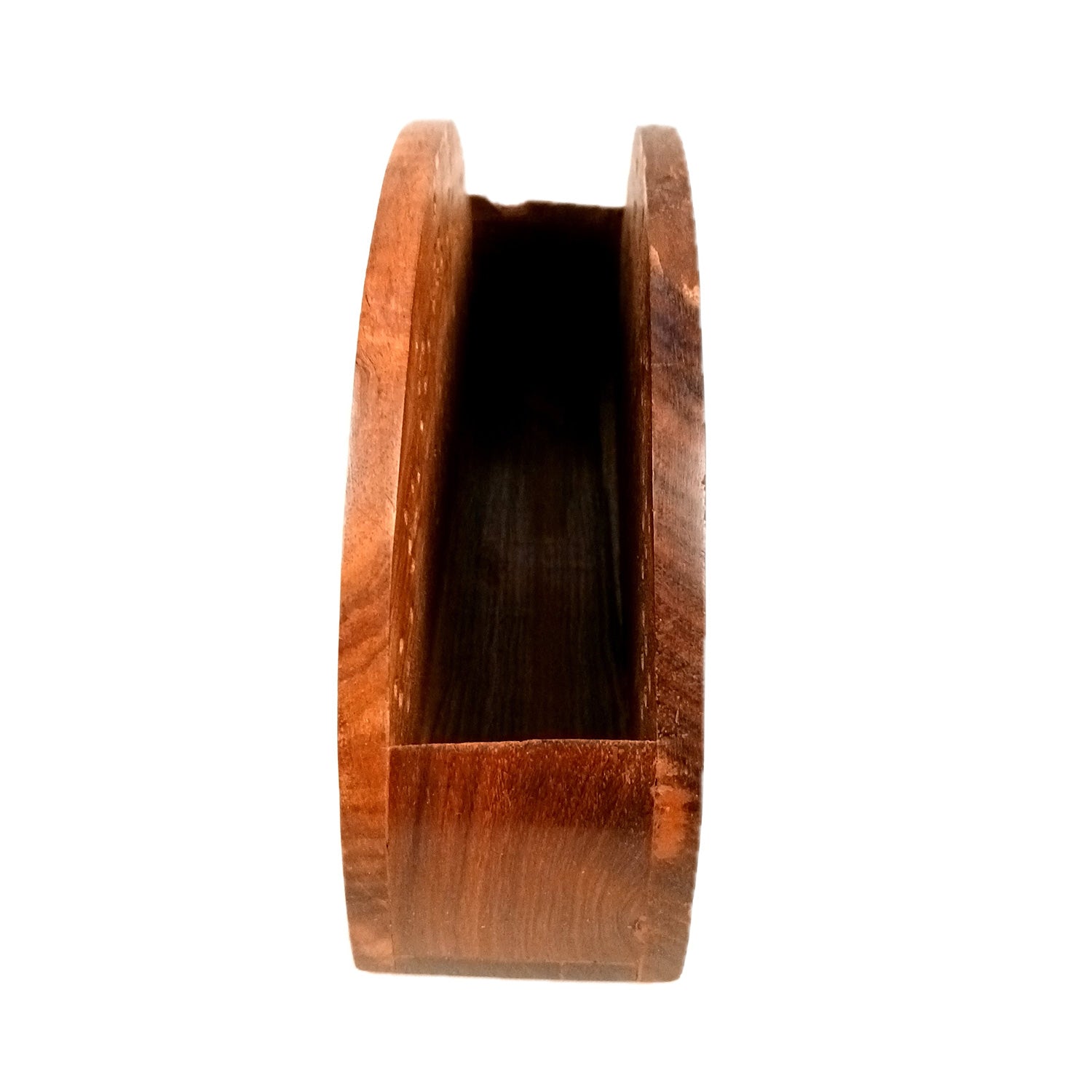 Napkin Holder | Wooden Tissue Paper Stand | Tissue Dispenser Holders - For Home, Dining Table, Kitchen, Bathroom | Office Desk Organiser & Stands - 8 Inch (Pack Of 2) - Apkamart
