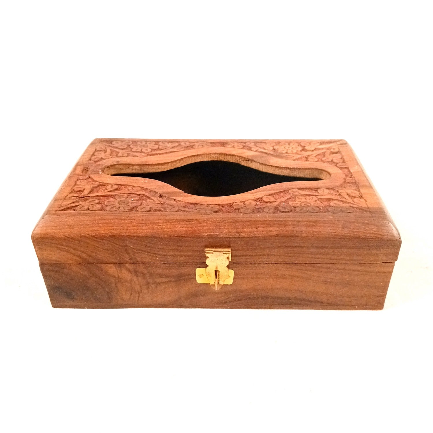 Wooden Napkin Holder | Handcrafted Wooden Tissue & Paper Napkin Stand for Dining Table, Kitchen & Home Decor | Decorative Table Organizer - 8 Inch - Apkamart