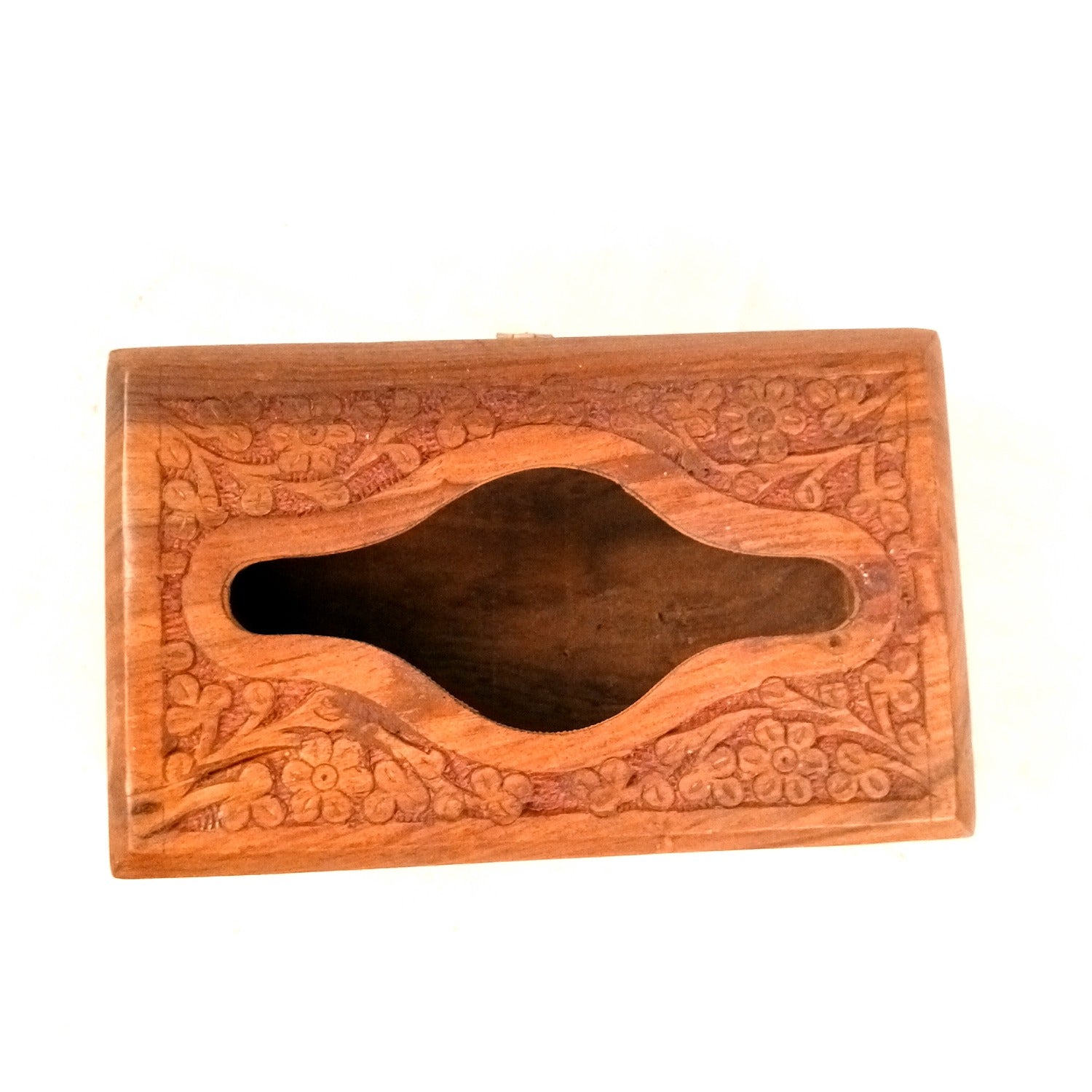 Wooden Napkin Holder | Handcrafted Wooden Tissue & Paper Napkin Stand for Dining Table, Kitchen & Home Decor | Decorative Table Organizer - 8 Inch - Apkamart