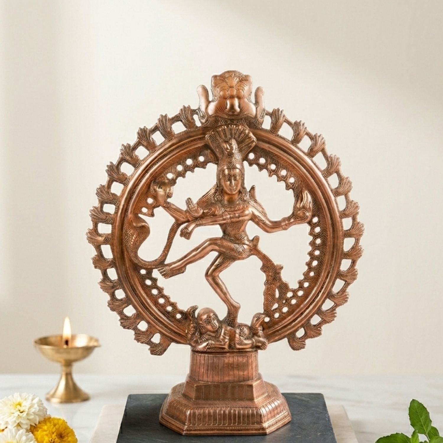 Nataraja Statue Natraj Shiva Idol Murti Antique For Home - 24 Inch
