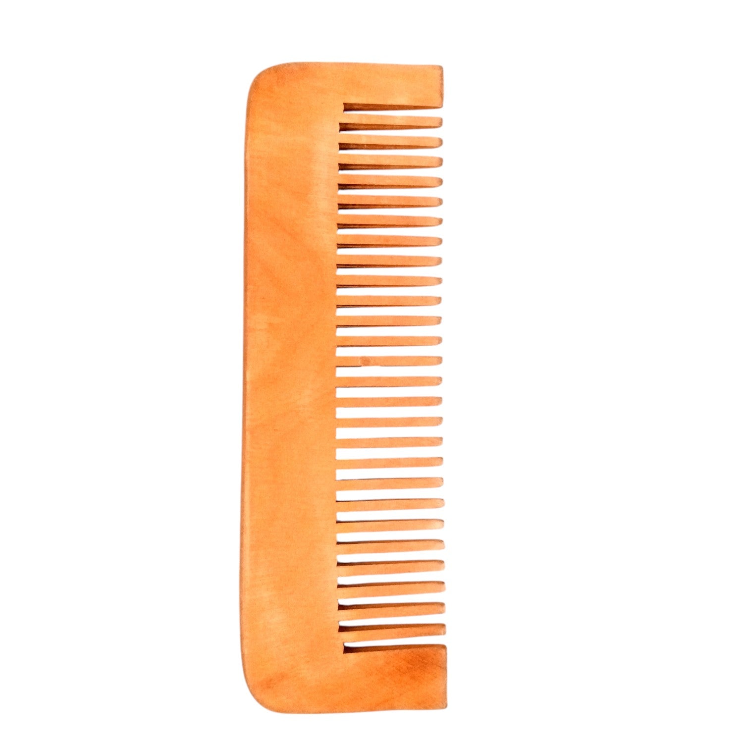 Wooden Neem Comb | Wood Comb With Handle For Men, Women | For Stimulating Hair Growth, Hair Fall, Dandruff Control, Detangling, Frizz Control - 7 Inch (pack of 2) - Apkamart