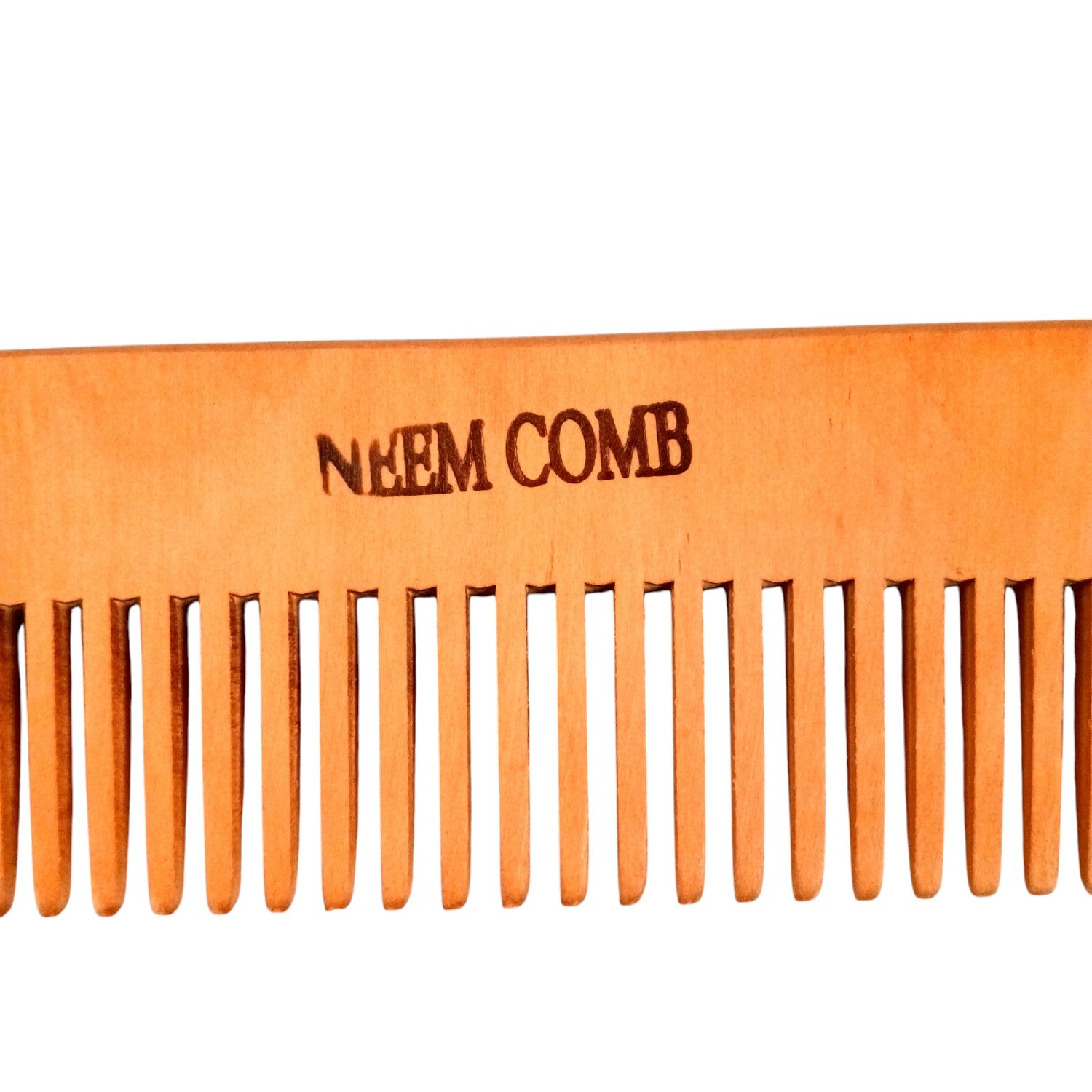 Wooden Neem Comb | Wood Comb With Handle For Men, Women | For Stimulating Hair Growth, Hair Fall, Dandruff Control, Detangling, Frizz Control - 7 Inch (Set Of 3) - Apkamart