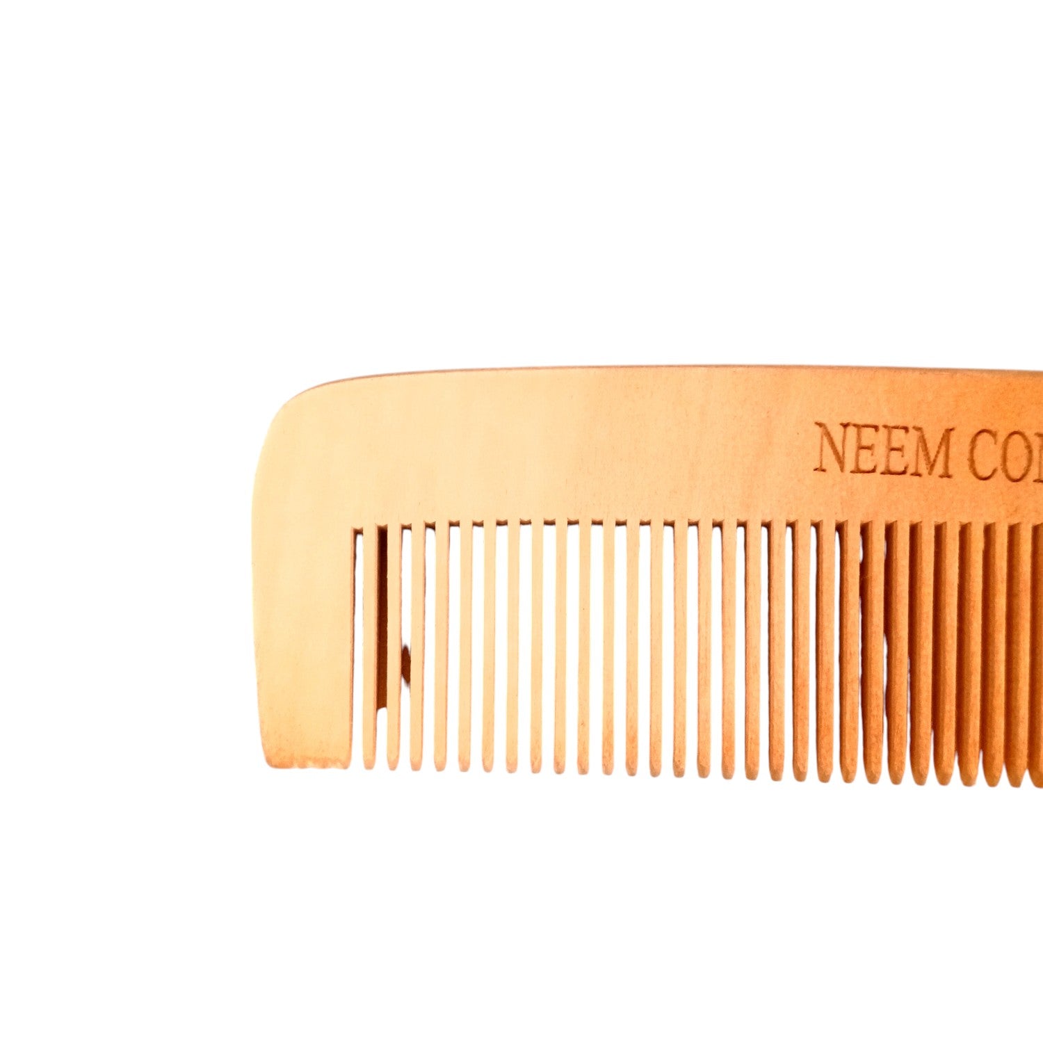 Wooden Neem Comb | Wood Comb With Handle For Men, Women | For Stimulating Hair Growth, Hair Fall, Dandruff Control, Detangling, Frizz Control - 7 Inch (Set Of 3) - Apkamart