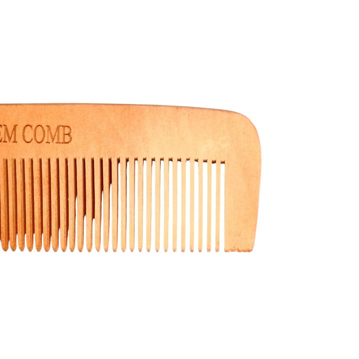 Wooden Neem Comb | Wood Comb With Handle For Men, Women | For Stimulating Hair Growth, Hair Fall, Dandruff Control, Detangling, Frizz Control - 7 Inch - Apkamart