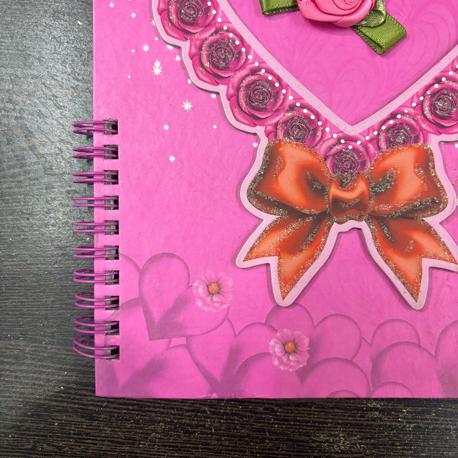 Heart Design Note Book with Lock Diary for Kids Secure Journal Creative Writing Pad Ideal Return Gift for Children - 9 Inch - Apkamart