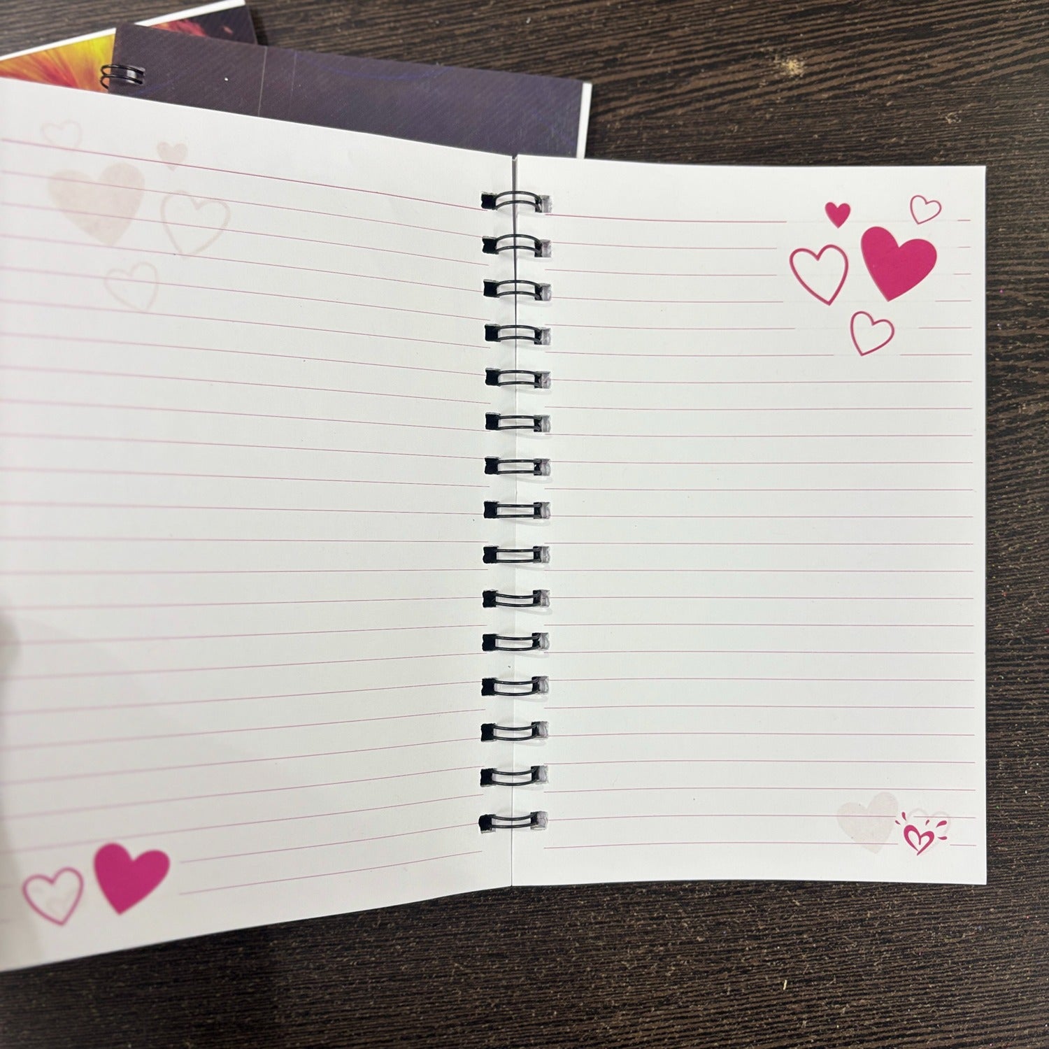 Spiral Note Book Single Line | A6 Size Note Book (60 Pages) - For Kids, Students & Return Gifts