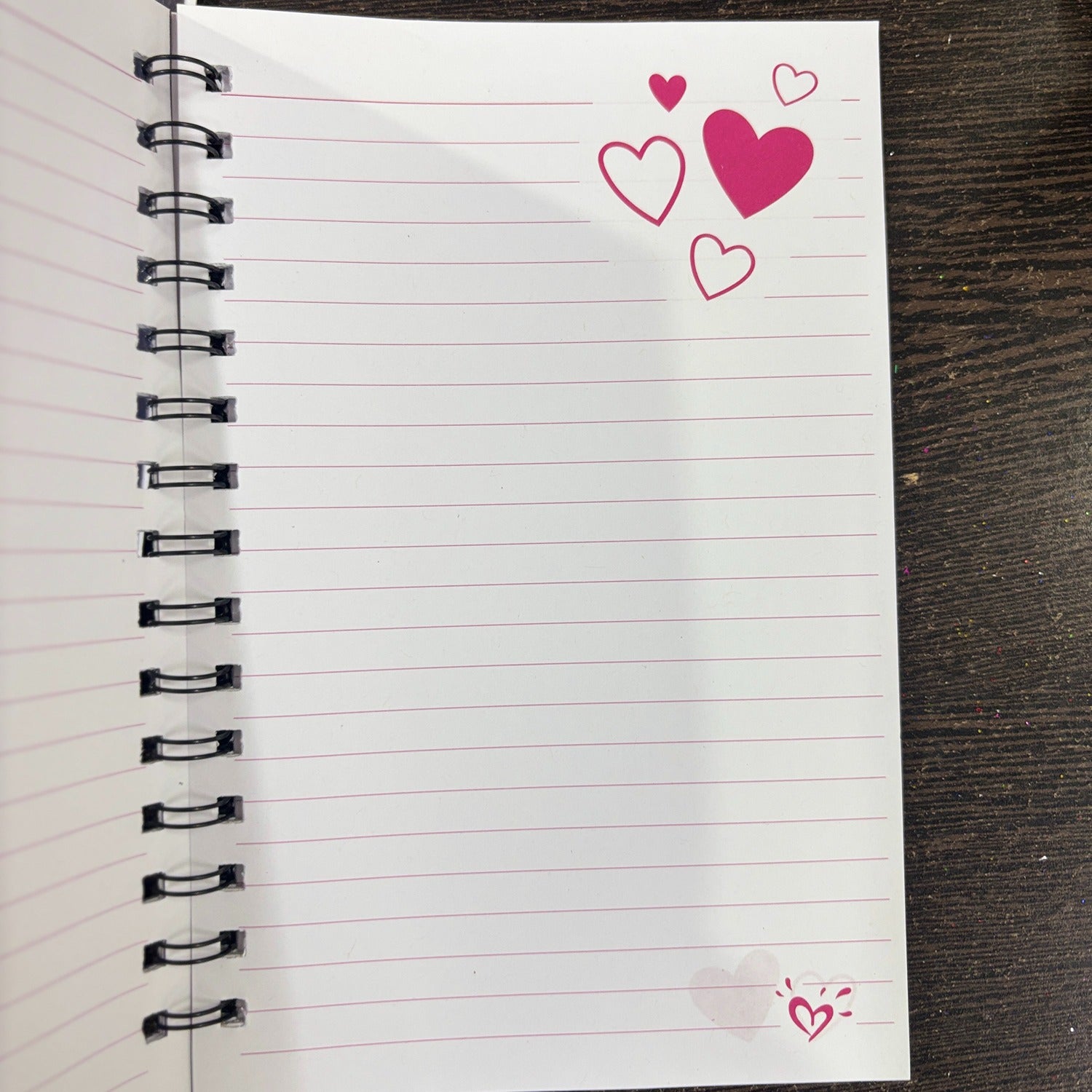 Spiral Note Book Single Line | A6 Size Note Book (60 Pages) - For Kids, Students & Return Gifts