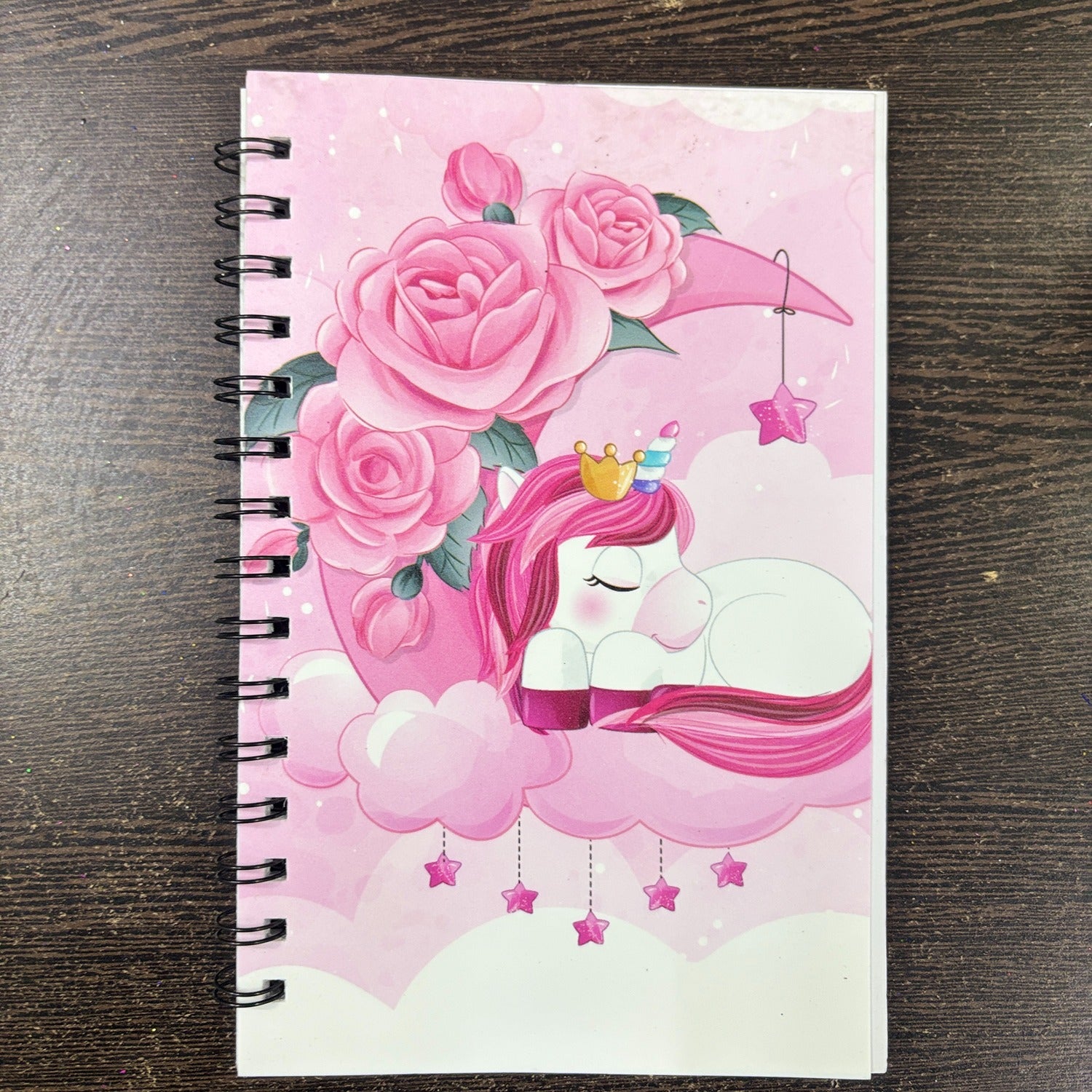 Spiral Note Book Single Line | A6 Size Note Book (60 Pages) - For Kids, Students & Return Gifts