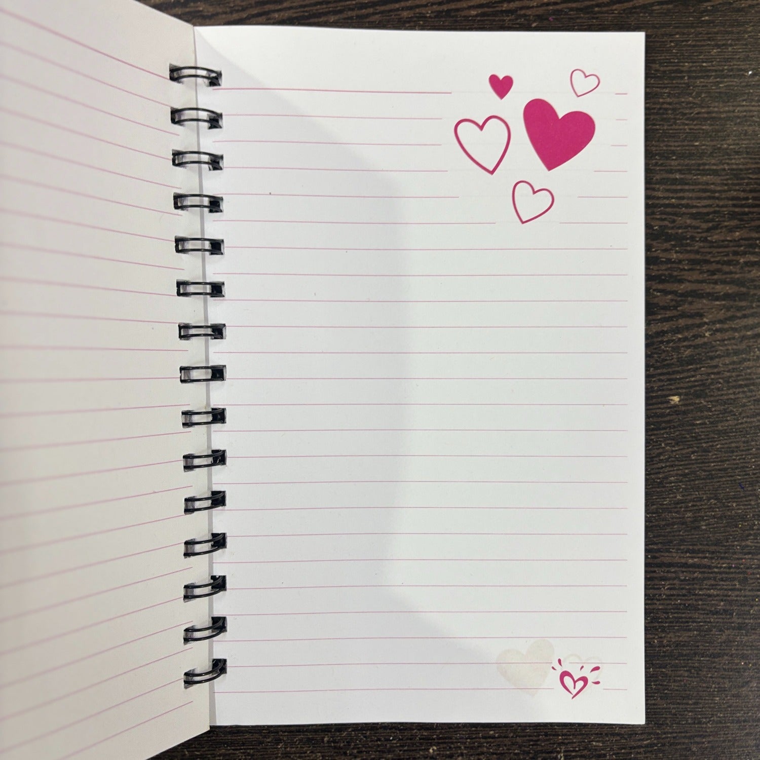 Spiral Note Book Single Line | A6 Size Note Book (60 Pages) - For Kids, Students & Return Gifts