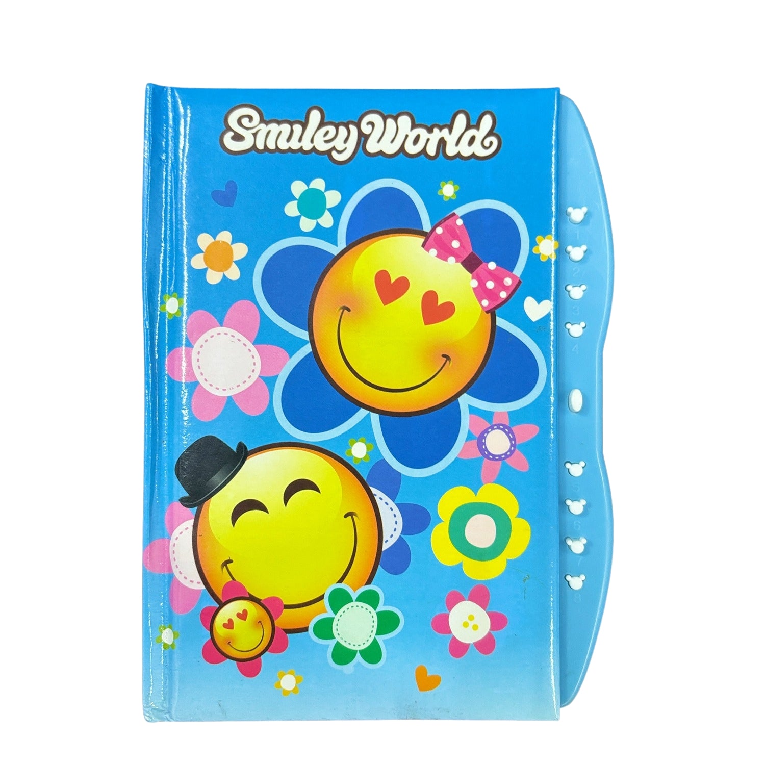 Smile Design Note Book with Lock Diary for Kids Secure Journal Creative Writing Pad Ideal Return Gift for Children - 7 Inch - Apkamart