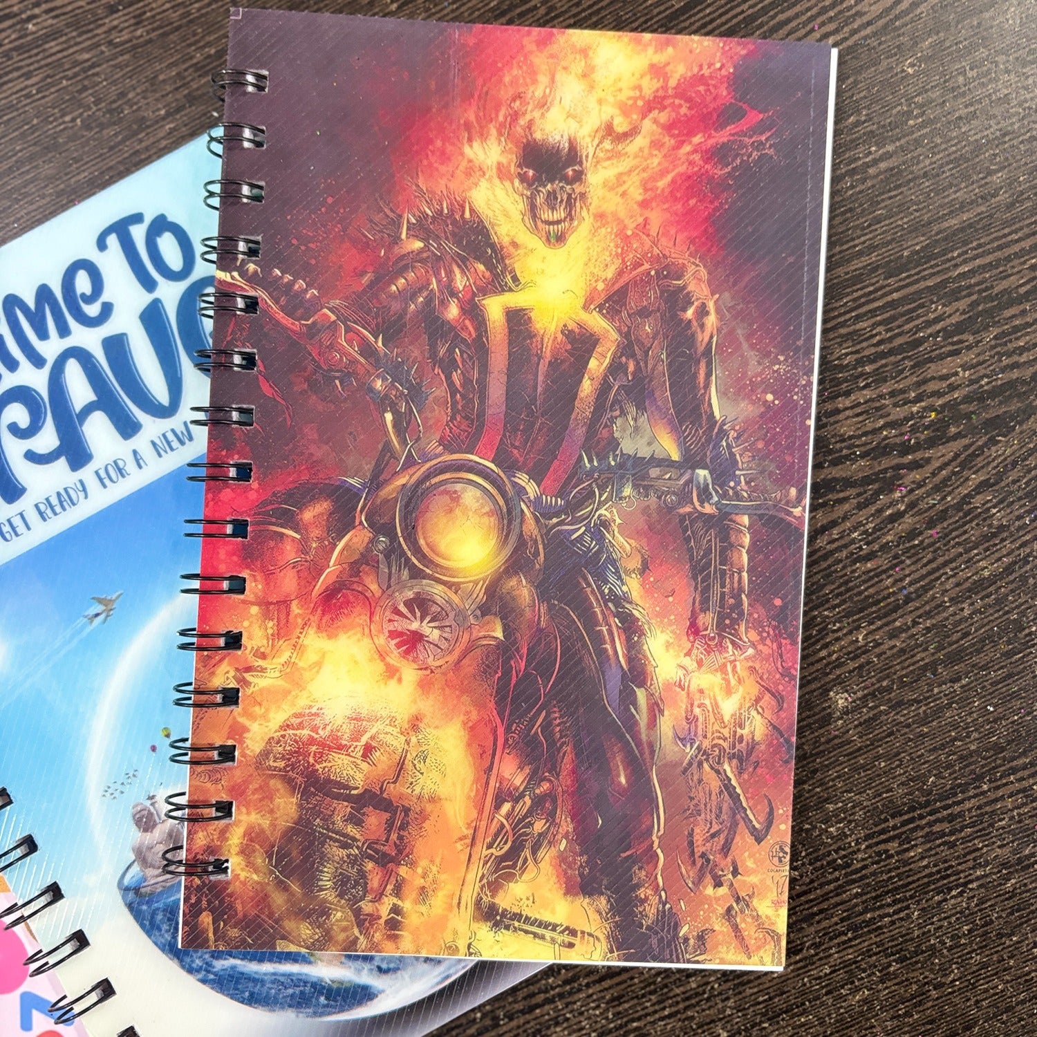 Spiral Note Book Single Line | A6 Size Note Book (60 Pages) - For Kids, Students & Return Gifts