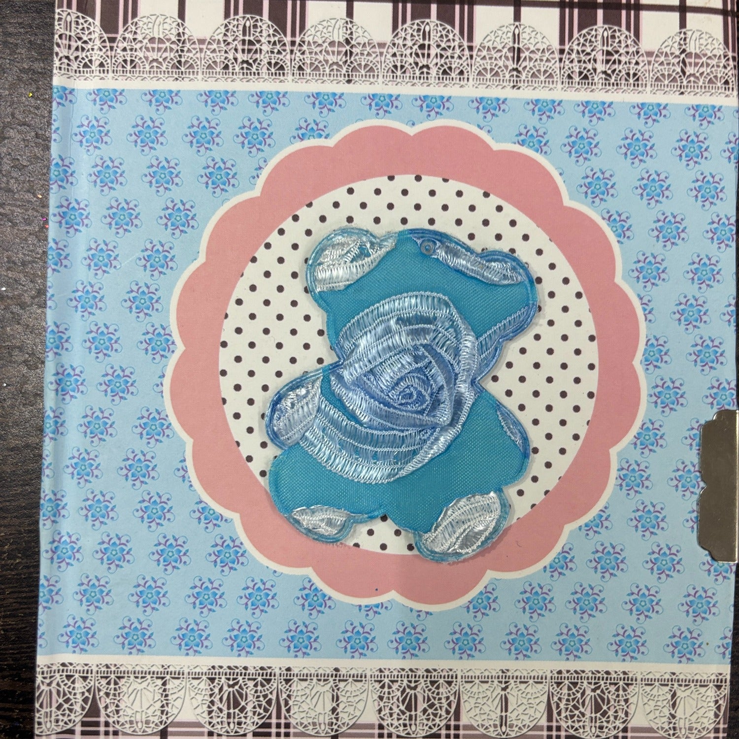 Teddy Design Note Book with Lock Diary for Kids Secure Journal Creative Writing Pad Ideal Return Gift for Children - 7 Inch - Apkamart