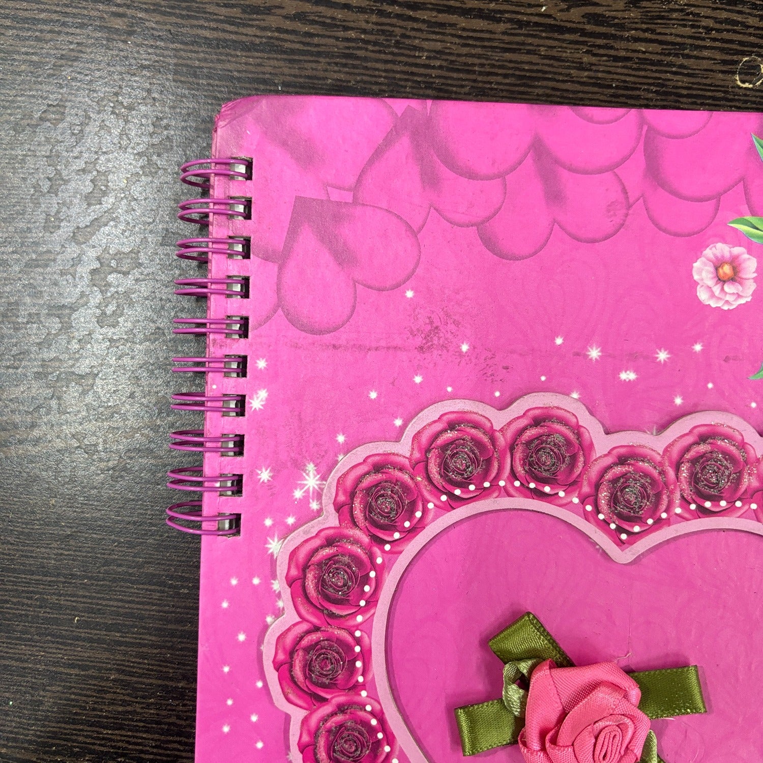 Heart Design Note Book with Lock Diary for Kids Secure Journal Creative Writing Pad Ideal Return Gift for Children - 9 Inch - Apkamart