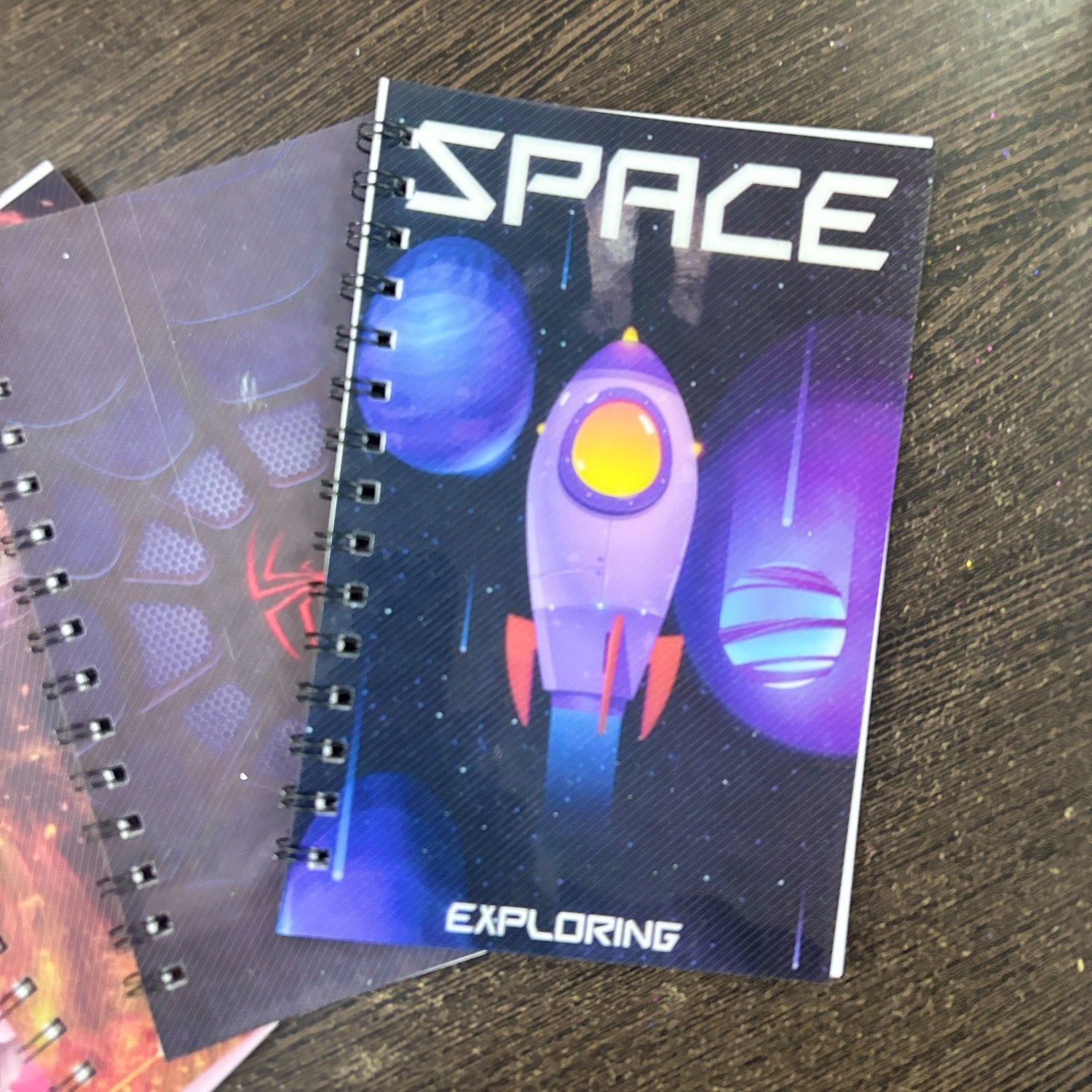 Spiral Note Book Single Line | A6 Size Note Book (60 Pages) - For Kids, Students & Return Gifts