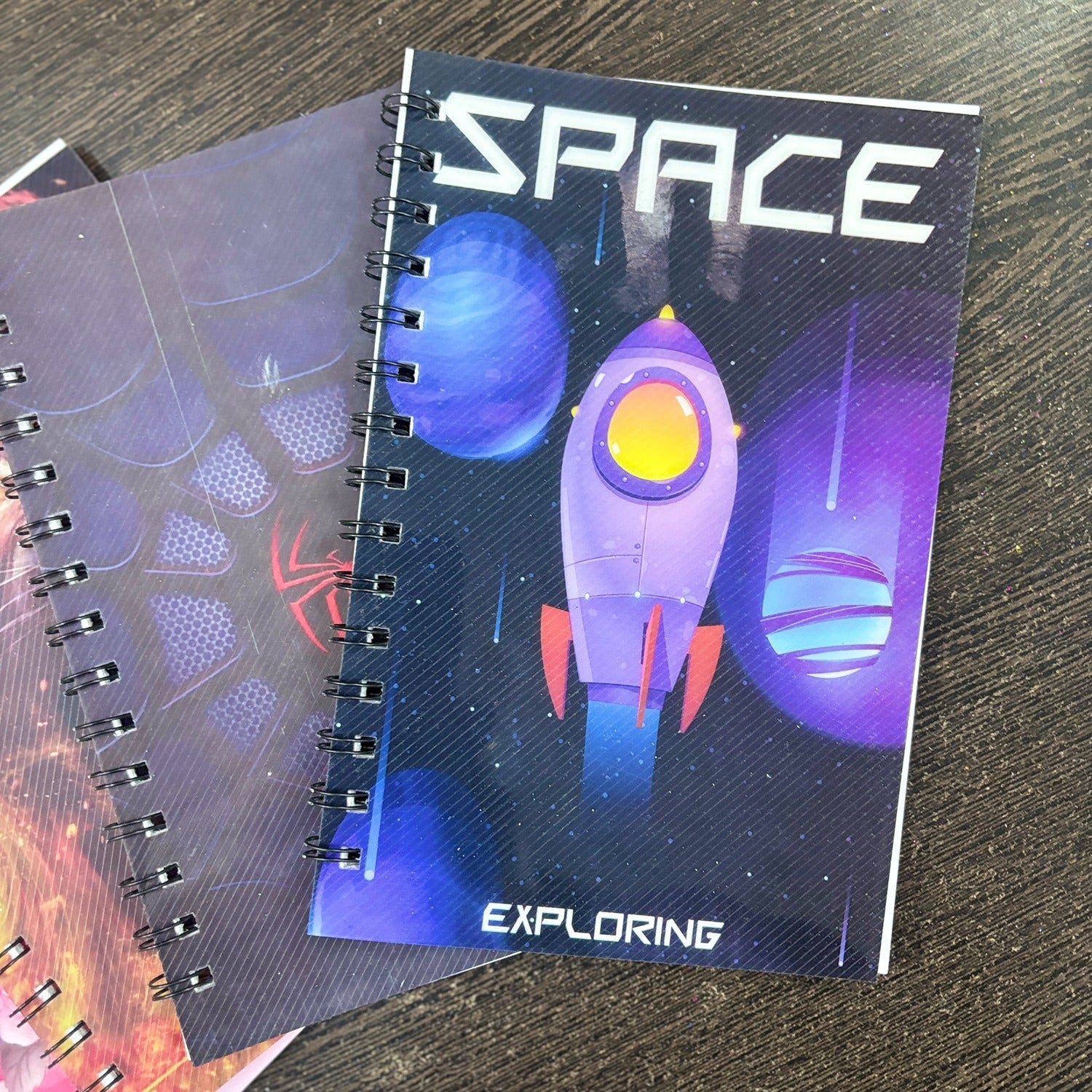 Spiral Note Book Single Line | A6 Size Note Book (60 Pages) - For Kids, Students & Return Gifts