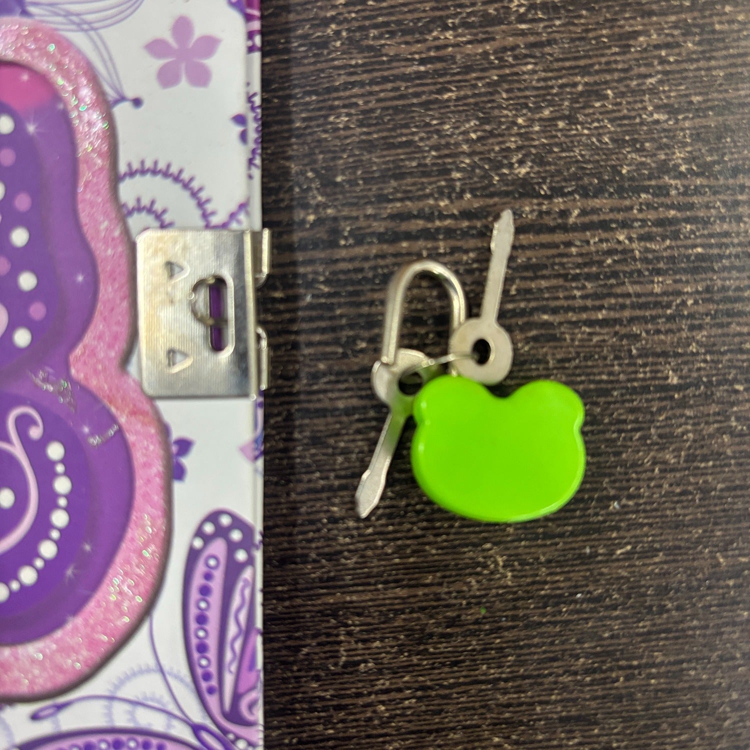 Butterfly Design Note Book with Lock Diary for Kids Secure Journal Creative Writing Pad Ideal For Return Gift for Children - 8 Inch - Apkamart