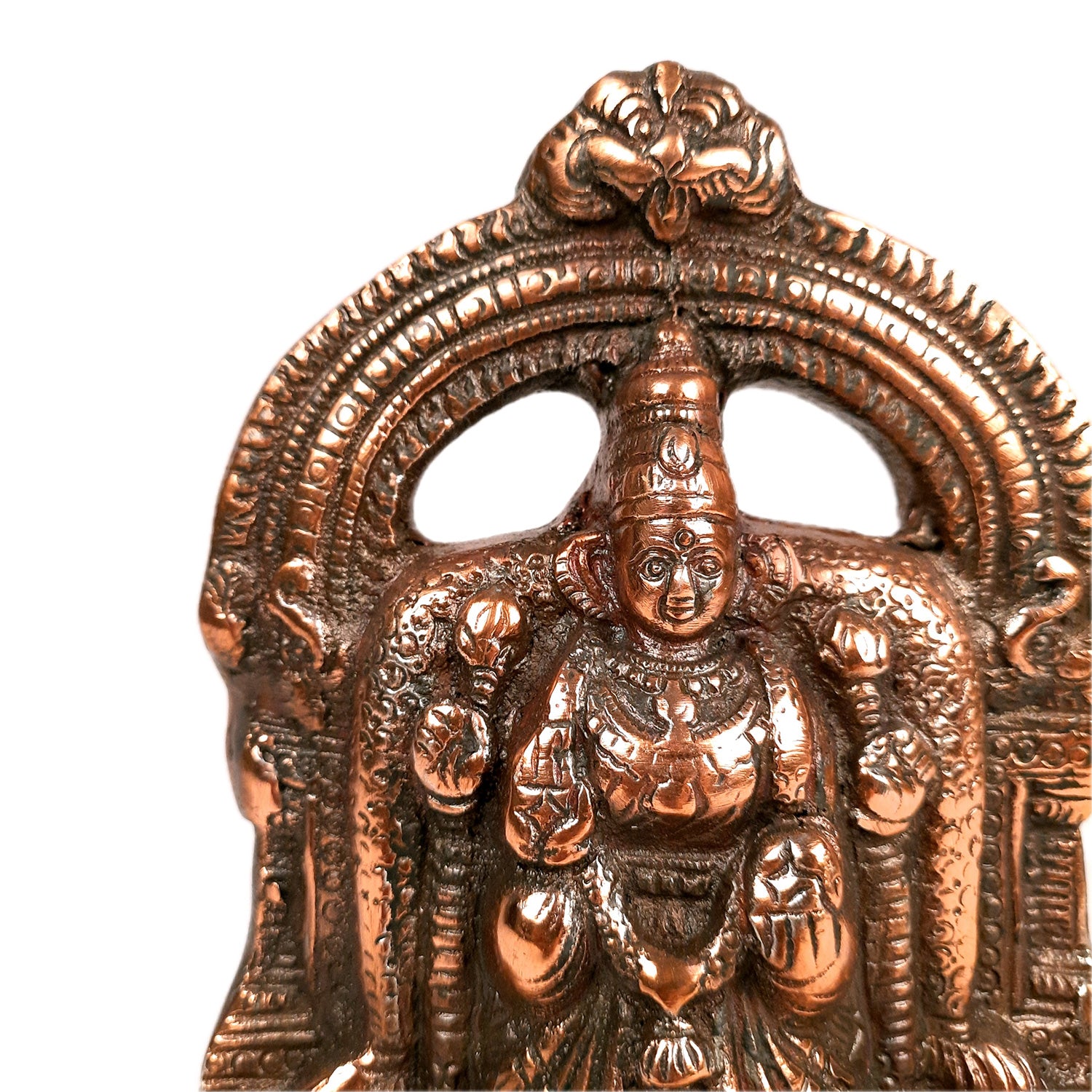 Goddess Padmavati Idol Statue | Devi Padmawati Murti - for Main Gate, Home, Diwali, Puja I Religious Decor & Gift - 9 Inch - Apkamart