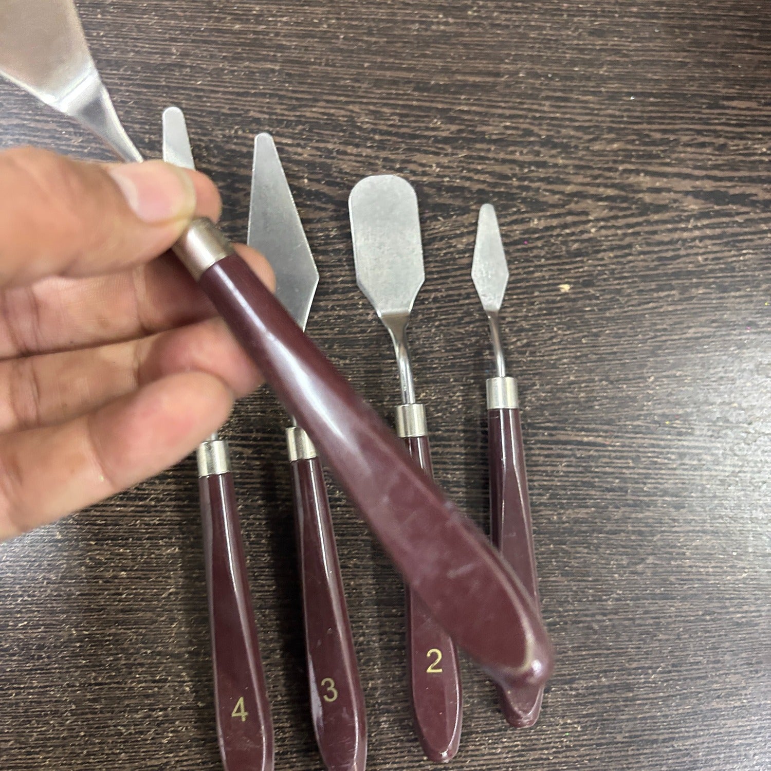 Palette Knives Set for Painting | Flexible Stainless-Steel Painting Knife Tools for Artists | Multi-Use Palette Knives | Ideal Craft Kit & Creative Return Gift - Apkamart 