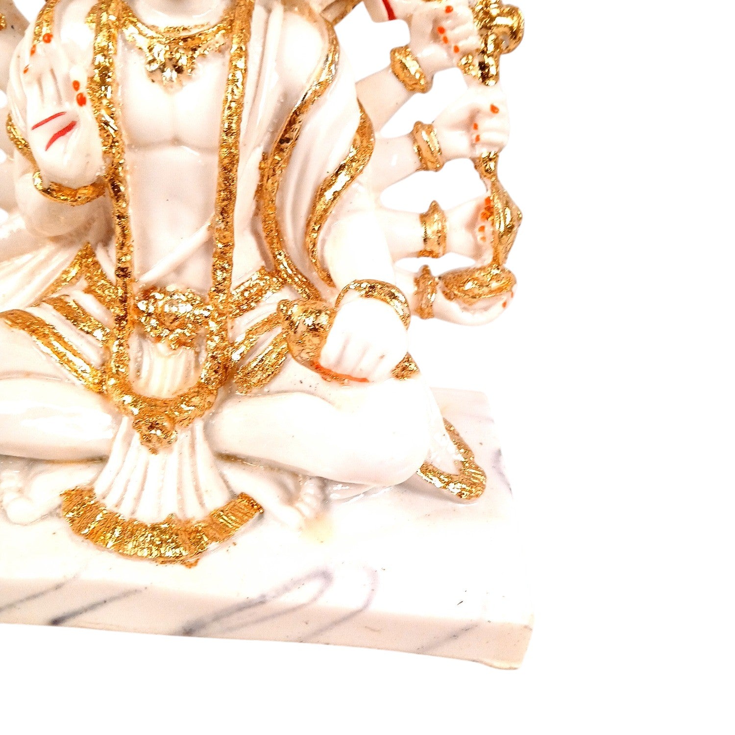 Panchmukhi Hanuman Ji Statue | Panchmukha Hanuman Idol for Home, Pooja Room & Vastu | Religious Table Décor, Housewarming & Diwali Gift - 8 Inch - Apkamart
