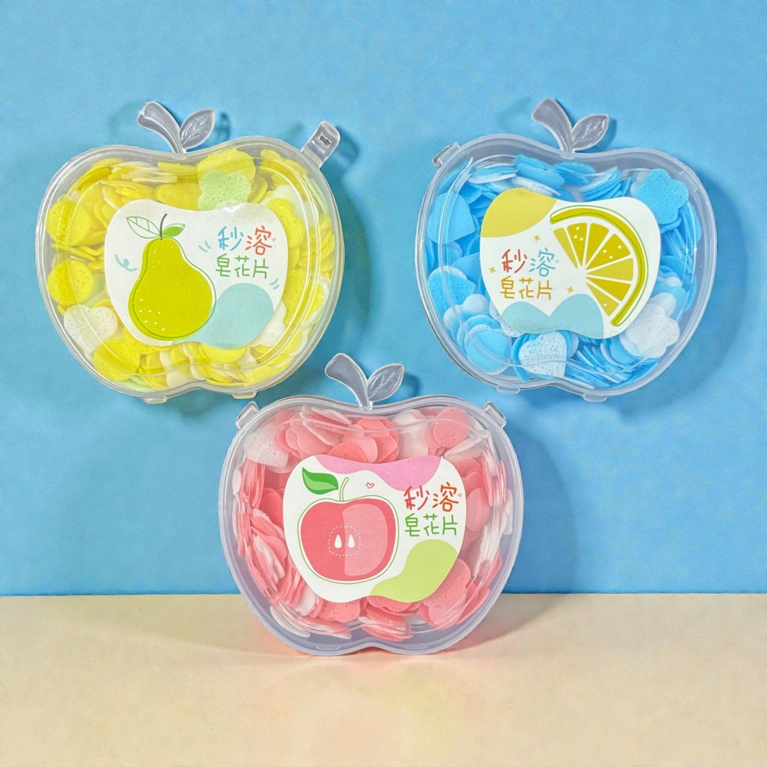 Portable Paper Soap for Kids | Single-Use Soap Sheets for School, Travel & Return Gifts - Apkamart #Style_Pack Of 3