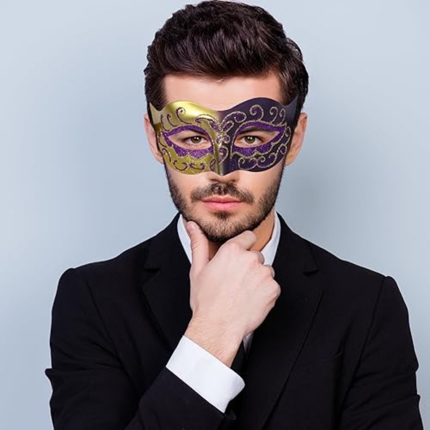 Party Mask for Kids | Birthday Party Face Mask for Party Celebration & Photos - (Pack Of 2)