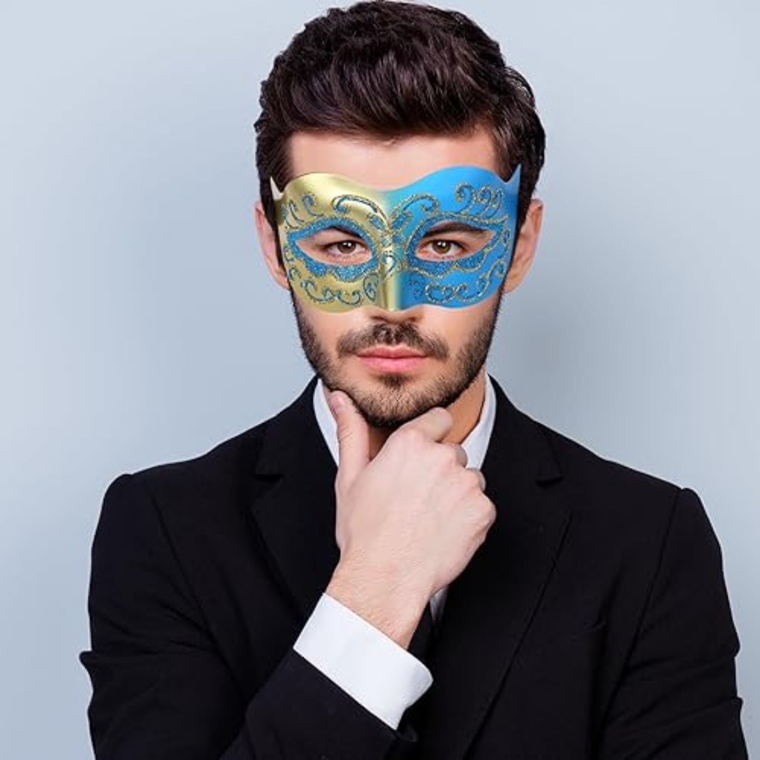Party Mask for Kids | Birthday Party Face Mask for Party Celebration & Photos - (Pack Of 2)