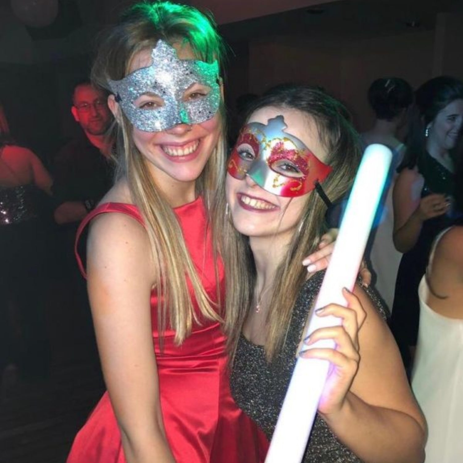 Birthday Party Mask for Kids | Colorful Party Mask Face Mask for Party Events - (Pack Of 2) - Apkamart