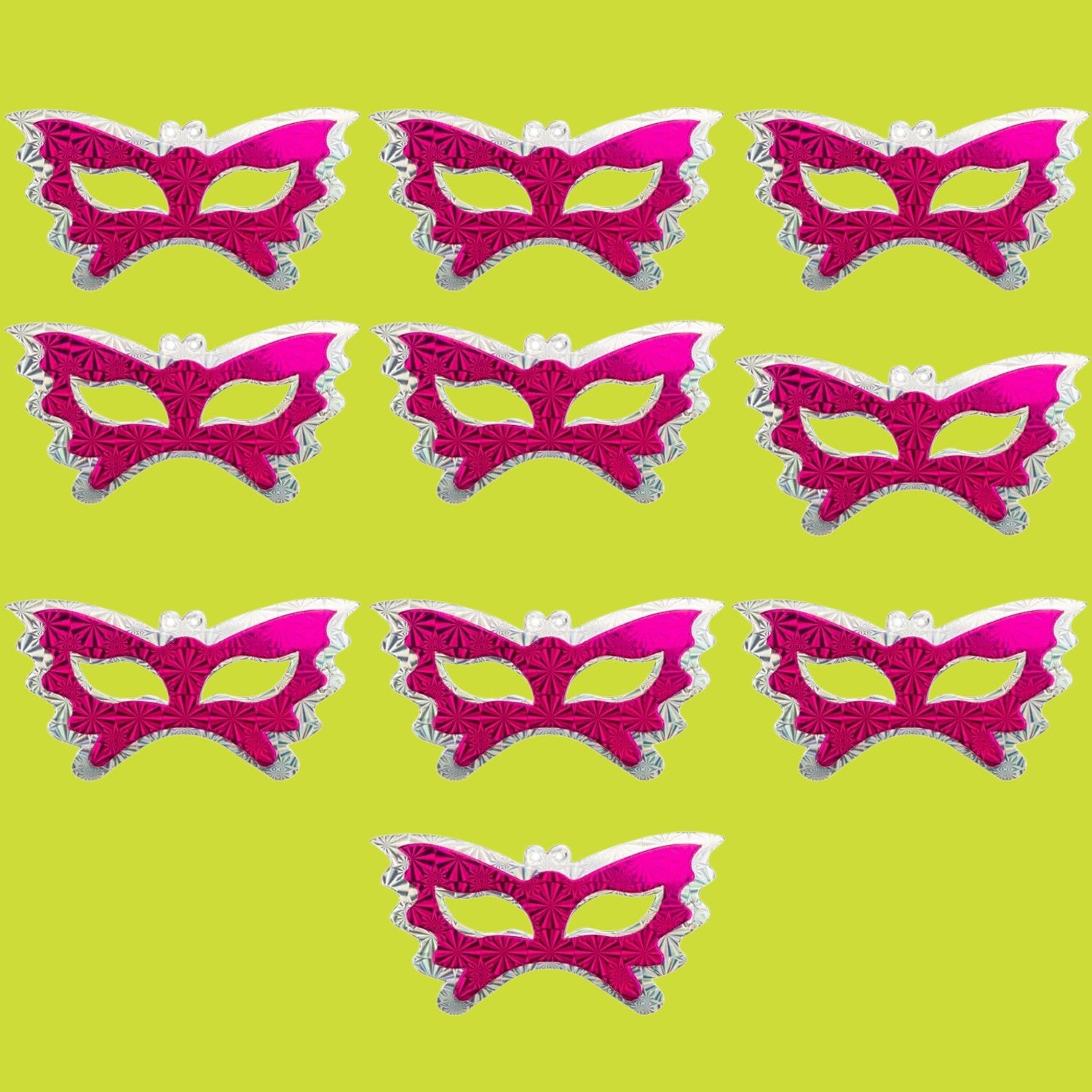 Party Mask for Kids Birthday Party | Fun Face Mask for Party Celebration, Fancy Dress, Events & Photos - Apkamart #Style_Pack Of 10