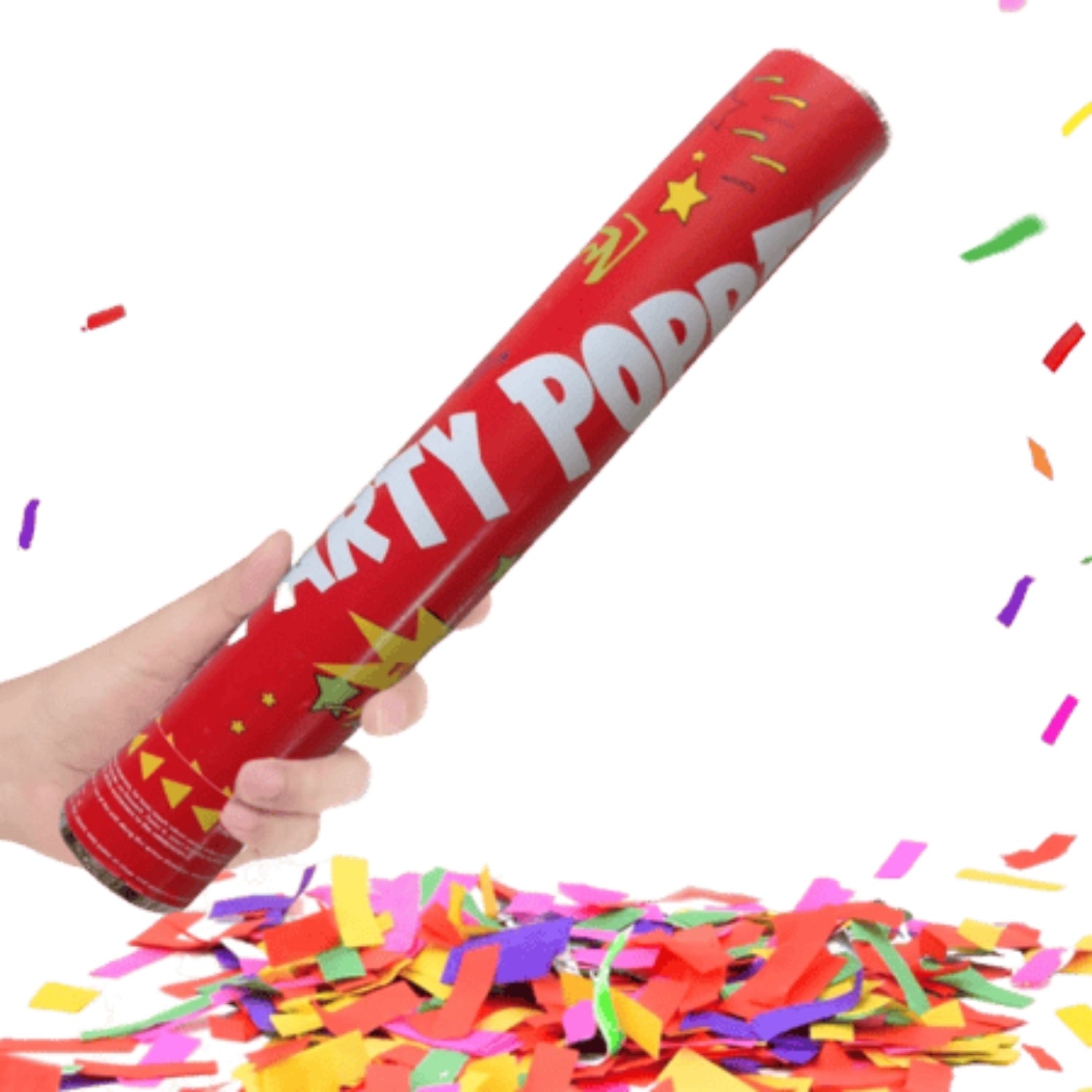 Party Popper for Birthday Celebration | Colorful Birthday Popper Crackers | Safe Party Popper for Kids & Adults - (Pack Of 1) - Apkamart