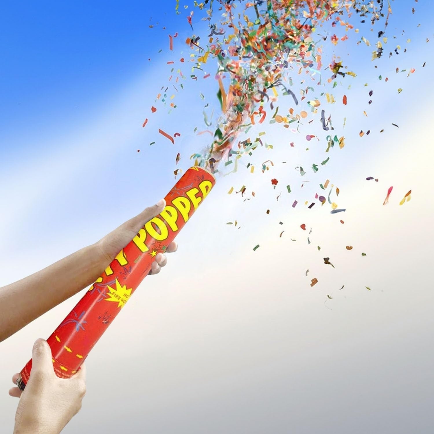 Party Popper for Birthday Celebration | Colorful Birthday Popper Crackers | Safe Party Popper for Kids & Adults - (Pack Of 1) - Apkamart