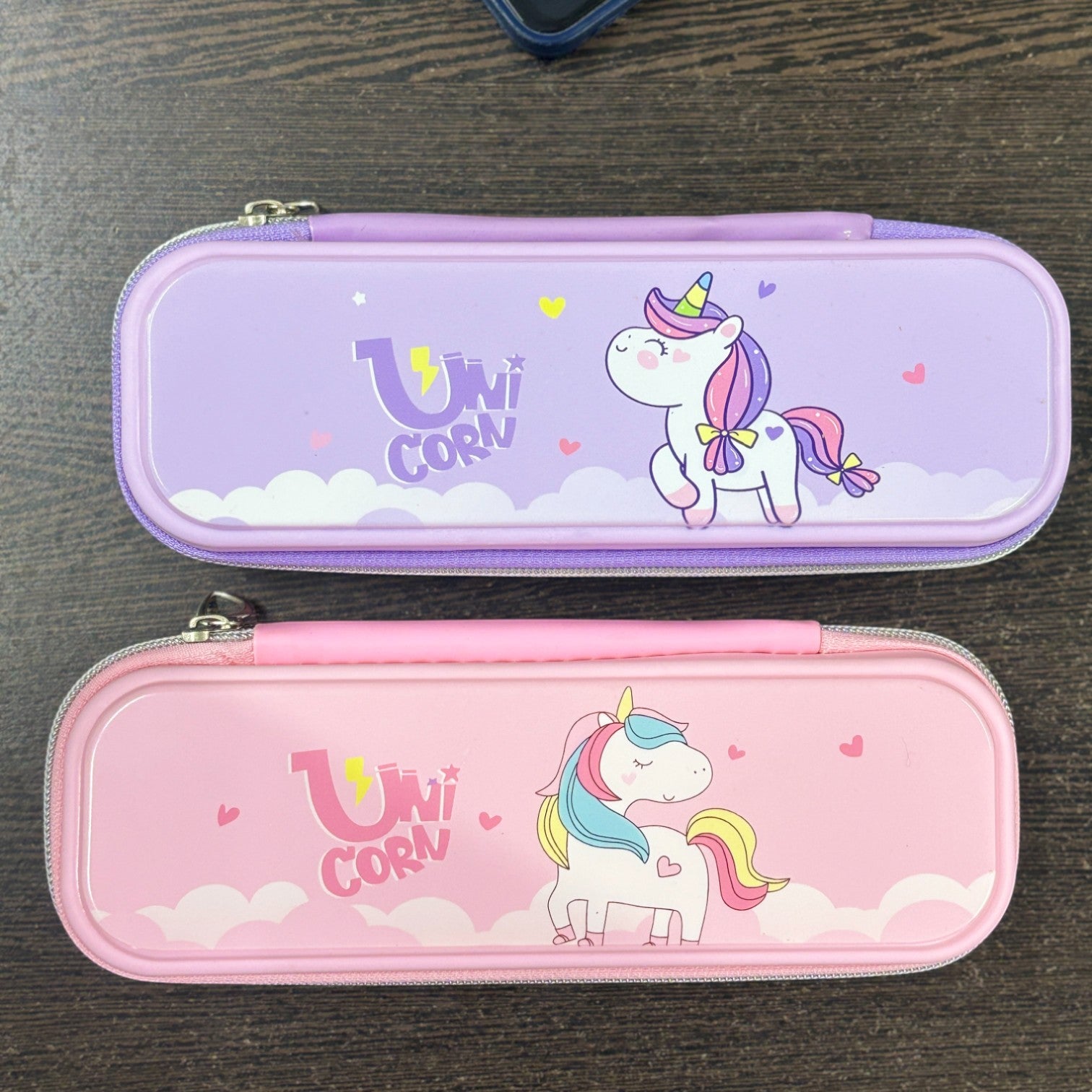 Cartoon Print Pencil Pouch For Kids Durable Stationery - Apkamart