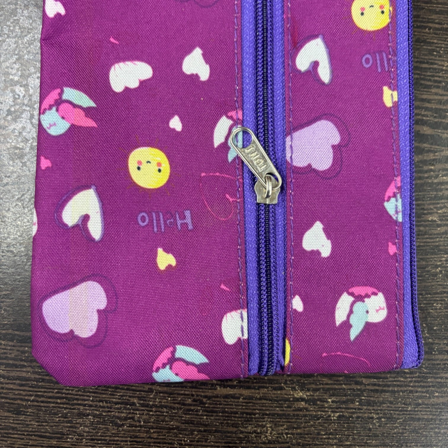 Pencil Stationery Pouch Durable Zip For Kids School - Apkamart