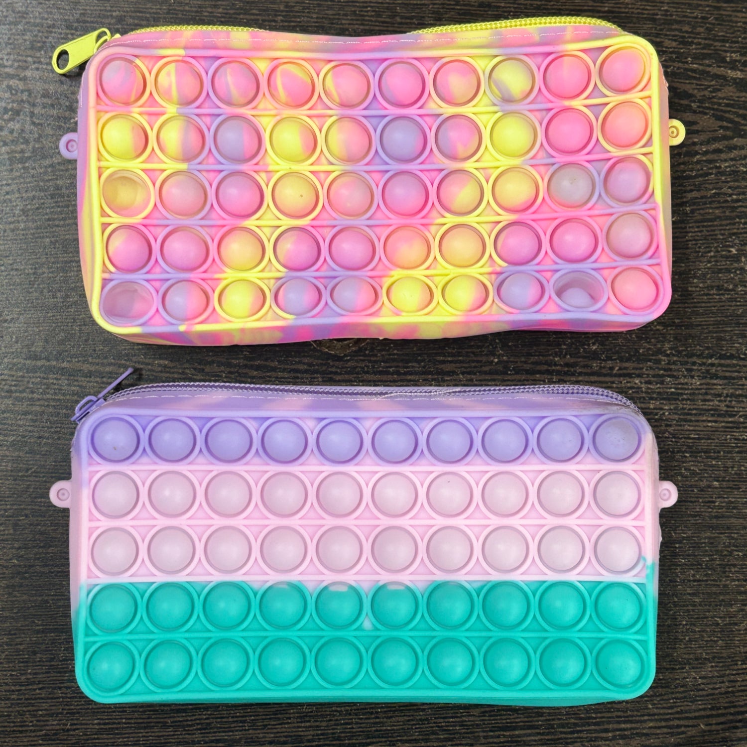 Popit Pencil Box for Kids | Fun Stationery Kit with Pop-It Design | School Supply Organizer with Compartments | Cute Study Box for Boys & Girls - Apkamart