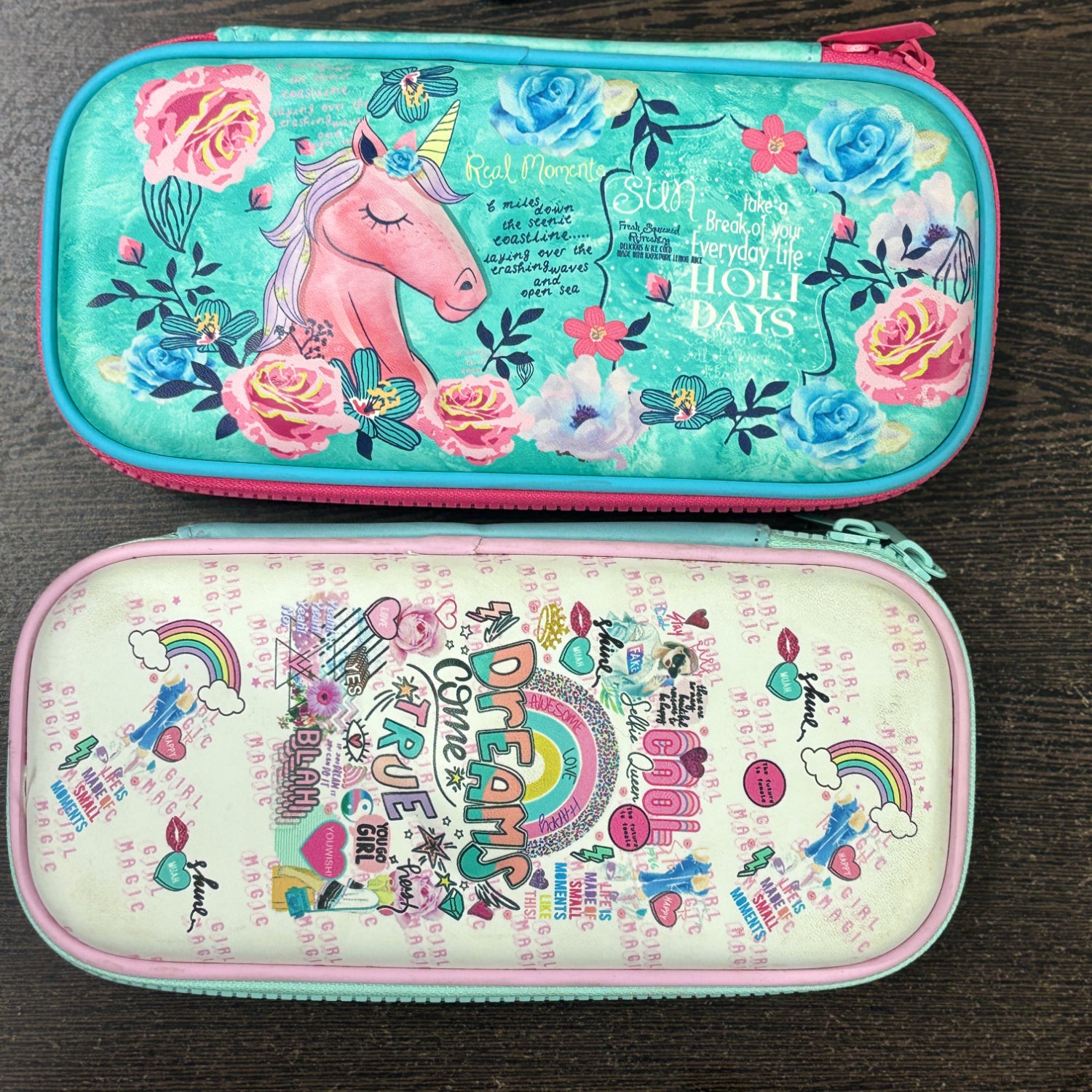 Pencil Box Pouch for Stationery | Multi-Purpose Zipper Pouch for Kids | School Supplies Organizer for Pens, Pencils, Colors & Accessories | Durable & Lightweight - Apkamart