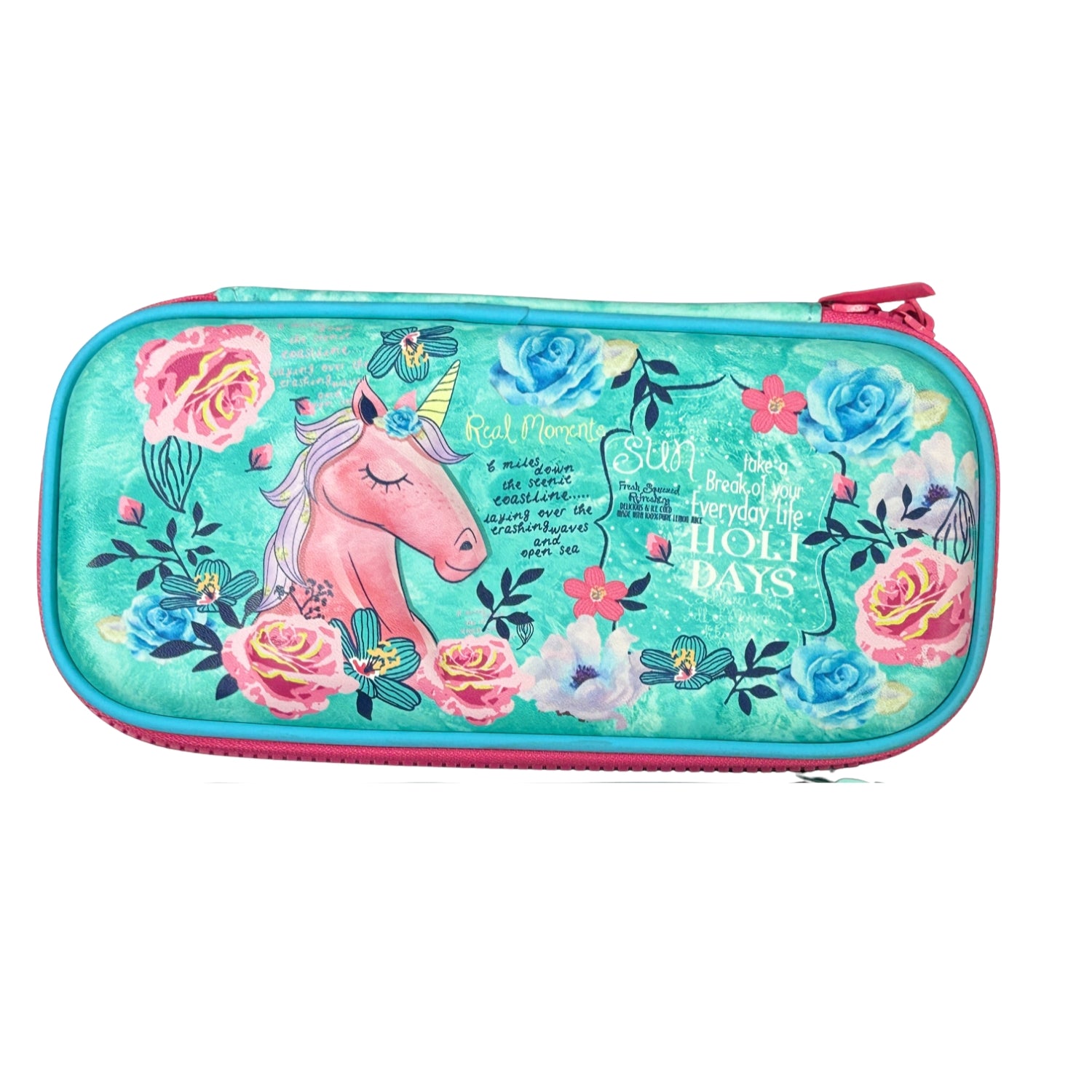 Pencil Box Pouch for Stationery | Multi-Purpose Zipper Pouch for Kids | School Supplies Organizer for Pens, Pencils, Colors & Accessories | Durable & Lightweight - Apkamart