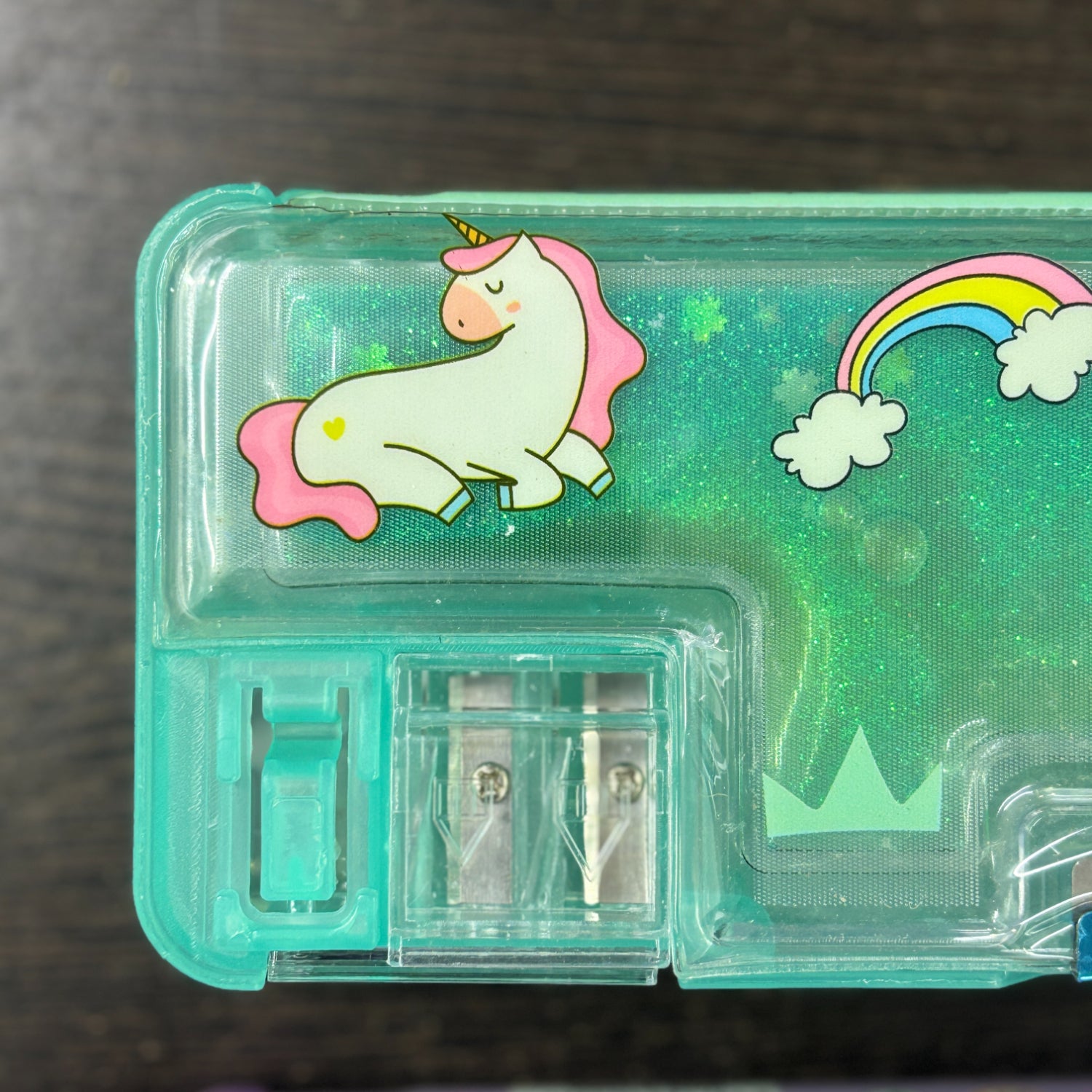 Kids Magnetic Pencil Box | Durable Stationery Organizer with Dual Compartments, Sharpener & Scale | Cute School Box for Boys & Girls - Apkamart